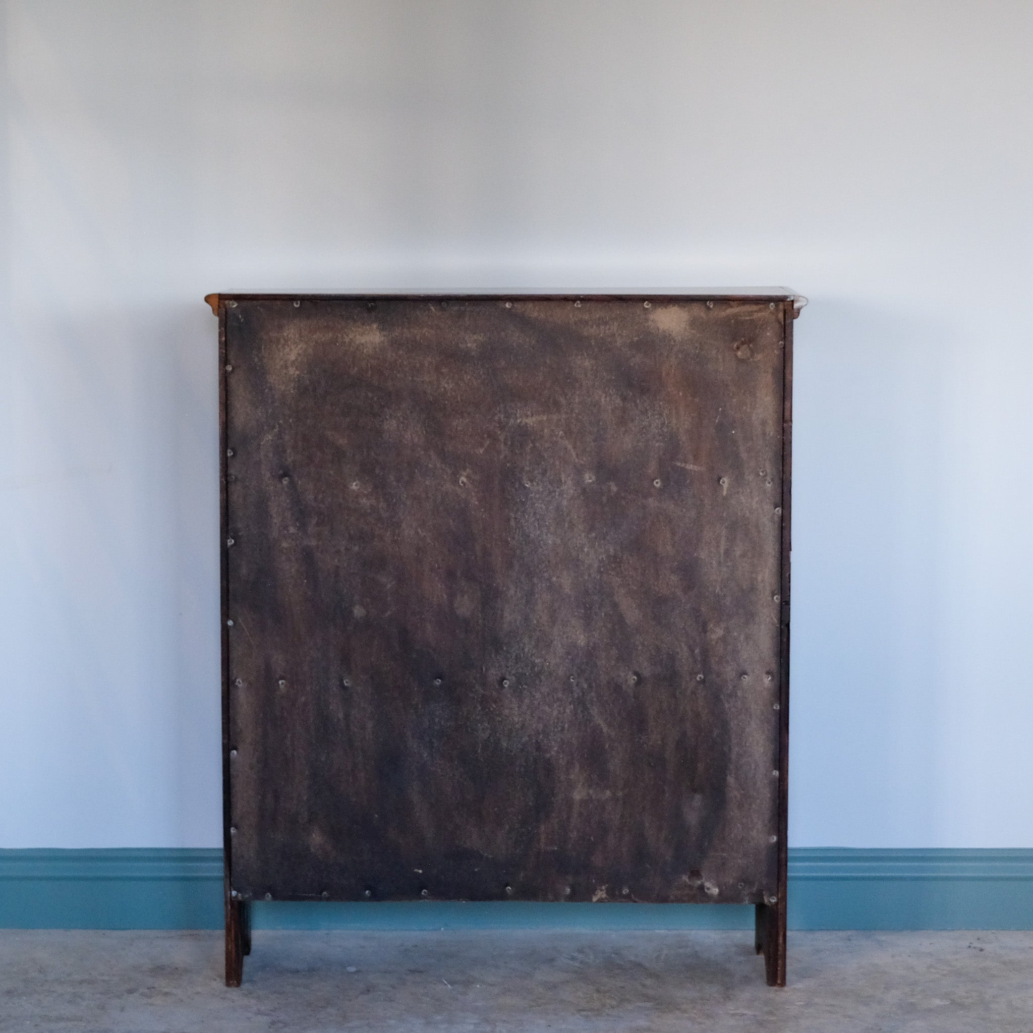 Edwardian faux rosewood open bookcase