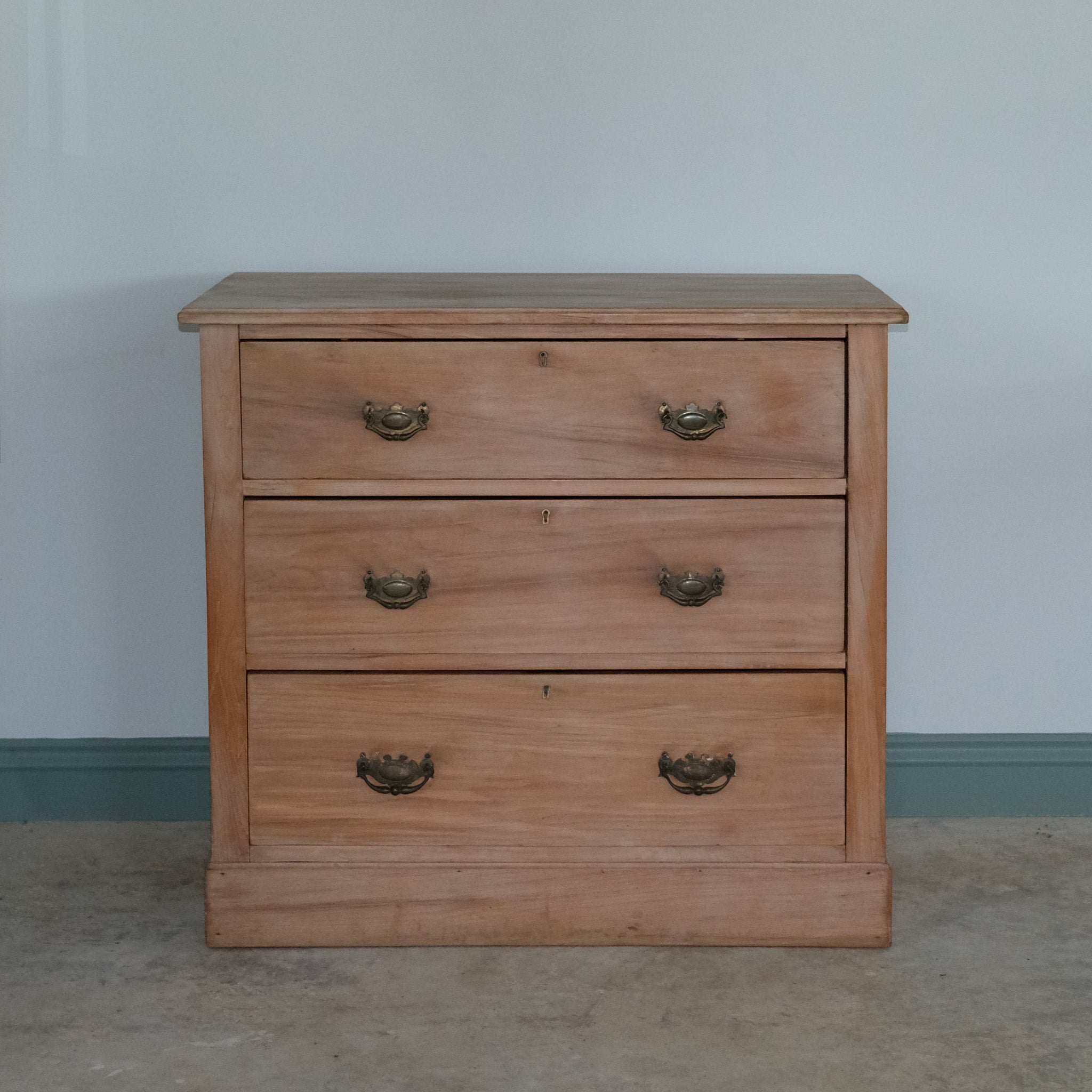 EDWARDIAN PINE CHEST OF DRAWERS