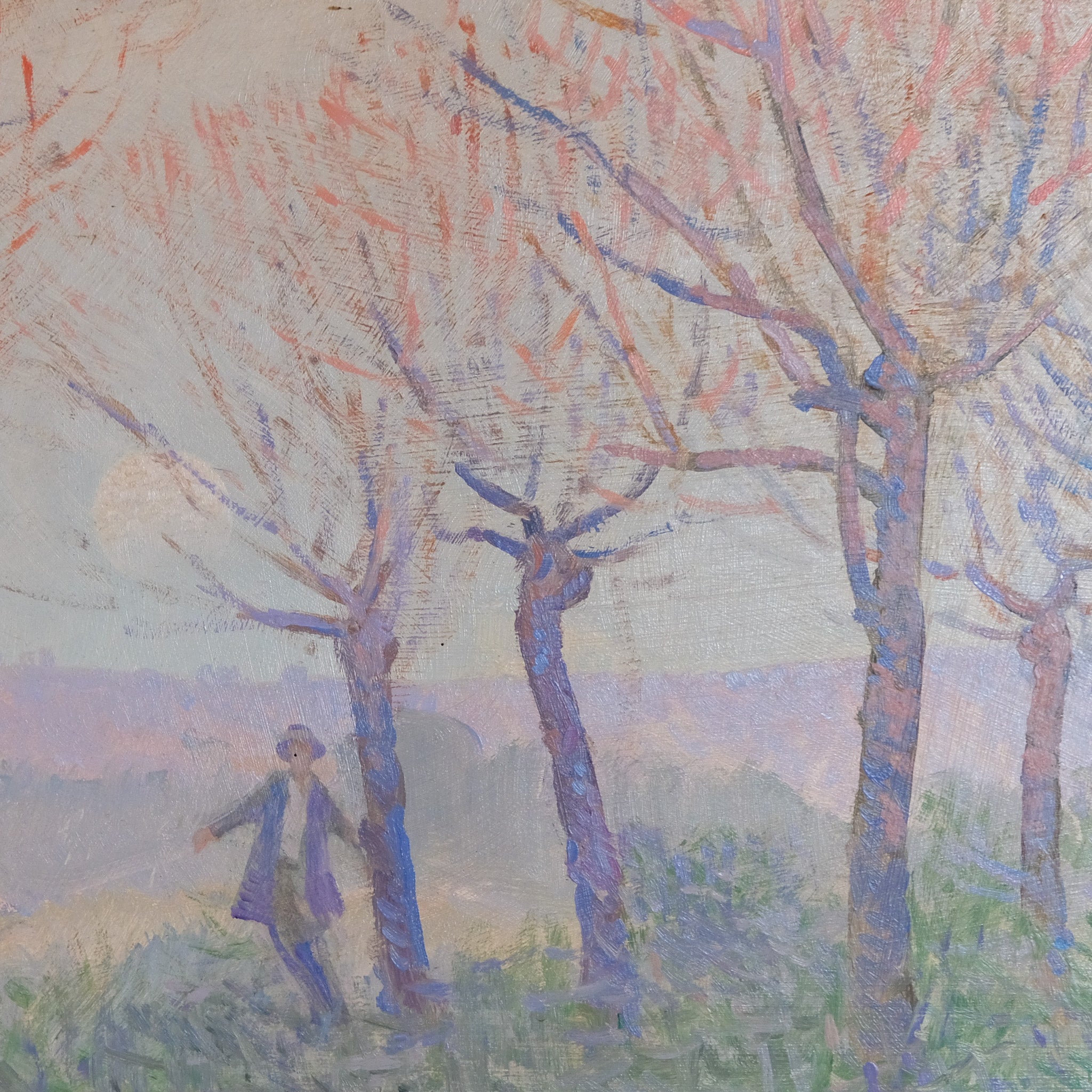 20TH CENTURY OIL ON BOARD PAINTING 'GHOST' BY GLEN PREECE