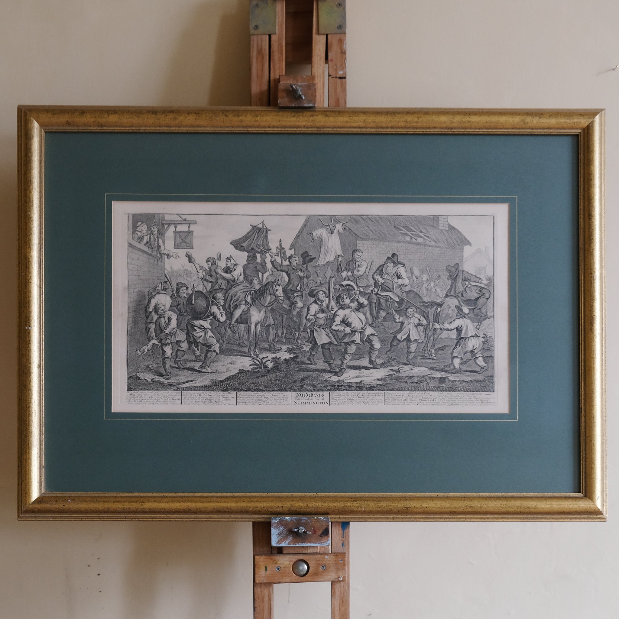 HUDIBRAS AND THE SKIMMINGTON BY WILLIAM HOGARTH (1697-1764)