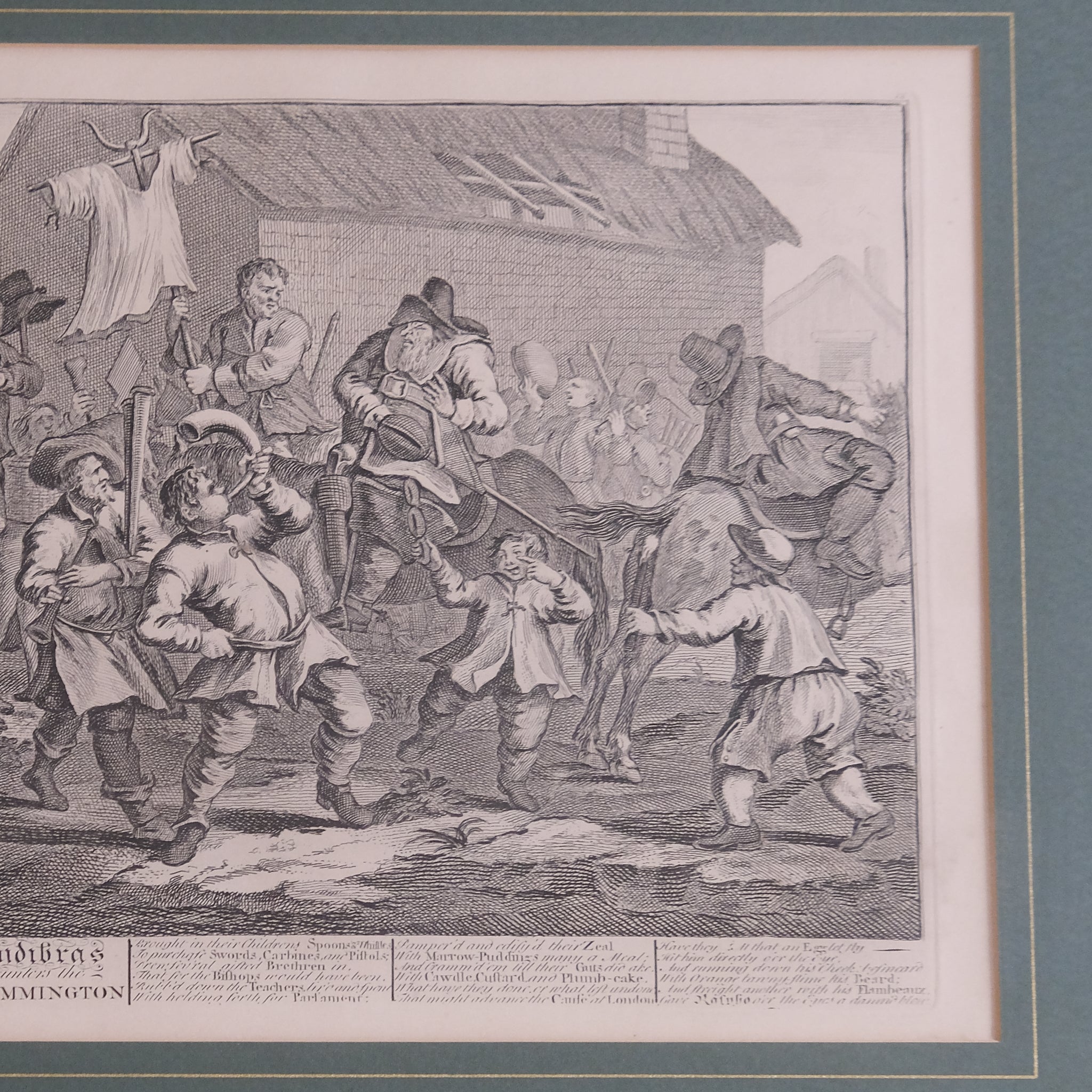 HUDIBRAS AND THE SKIMMINGTON BY WILLIAM HOGARTH (1697-1764)