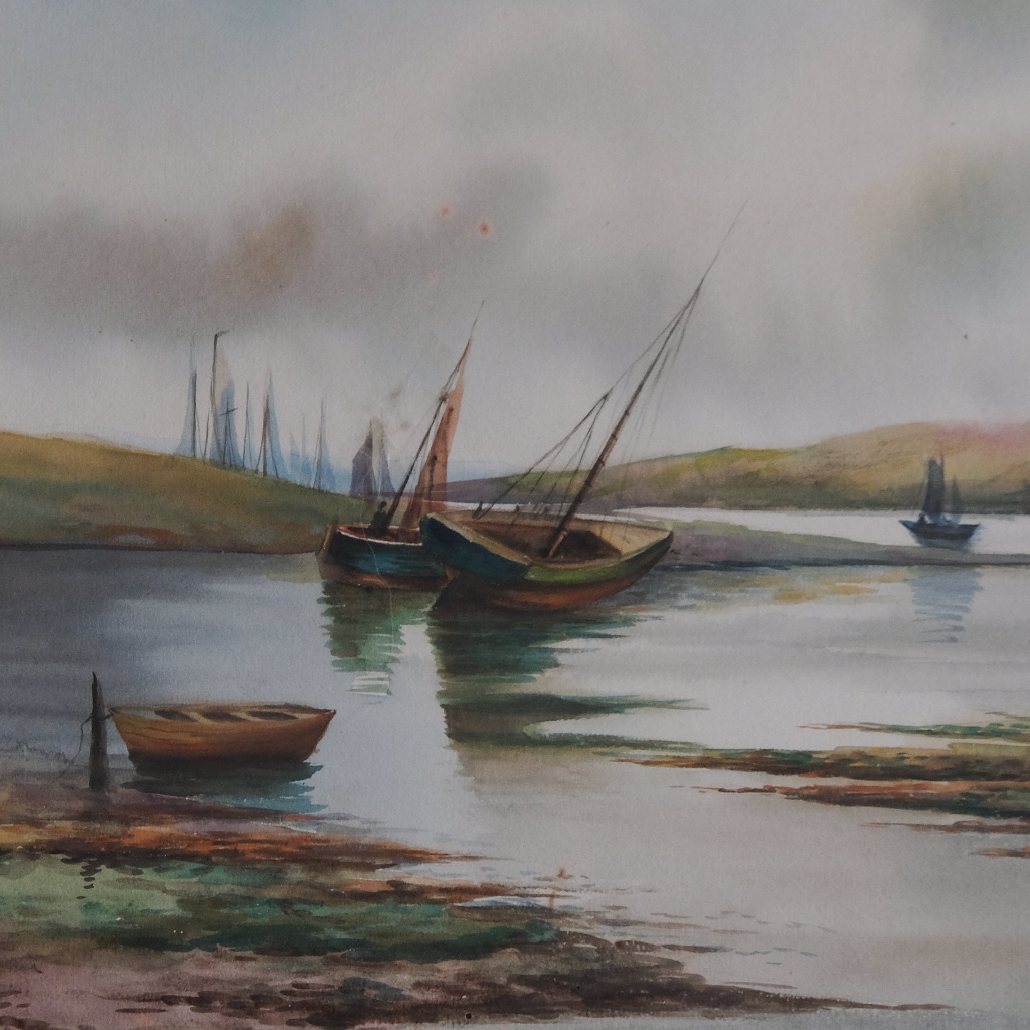 LANDSCAPE OF A RIVER ESTUARY