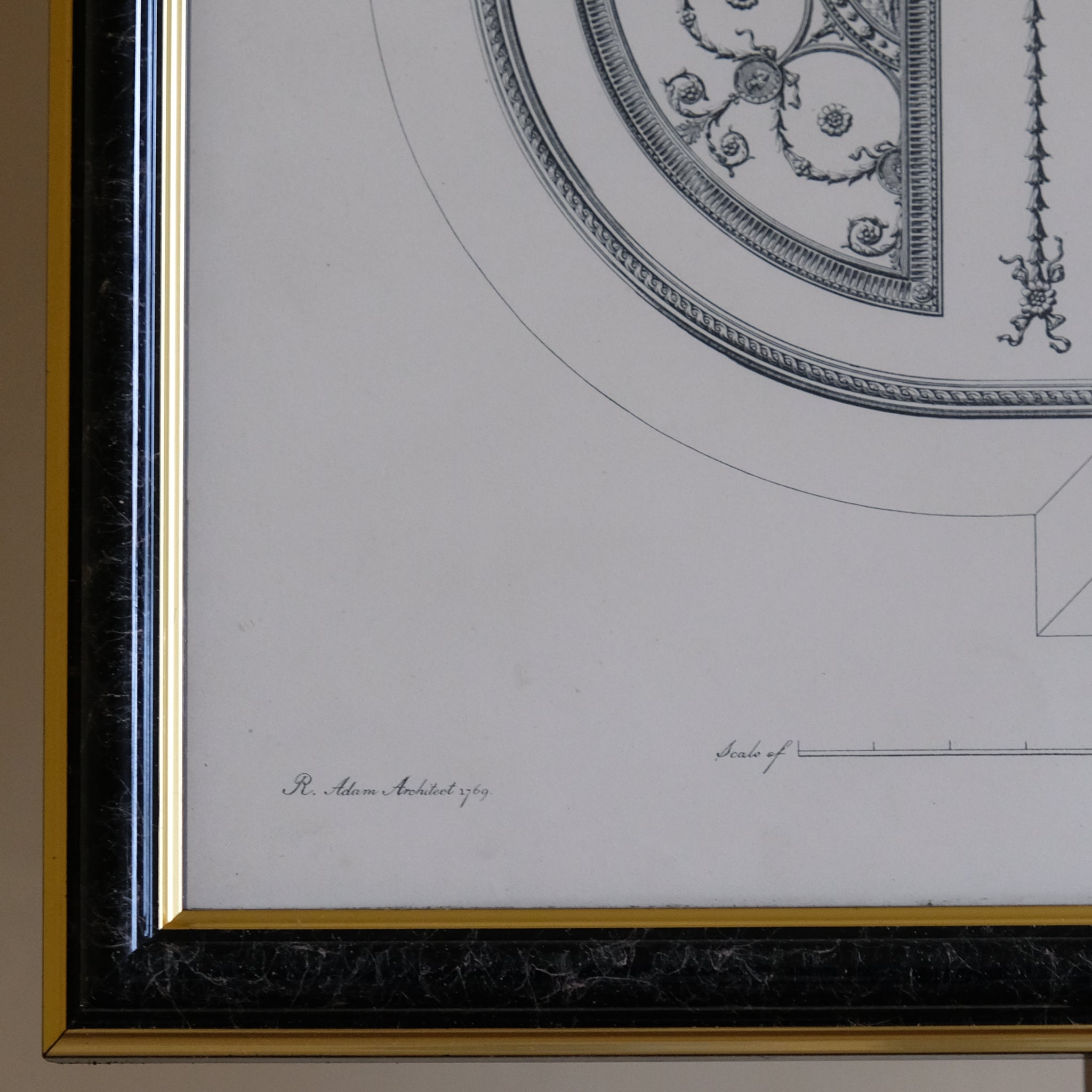DESIGN OF THE CEILING IN LADY BUTE'S DRESSING ROOM, AFTER ROBERT ADAM