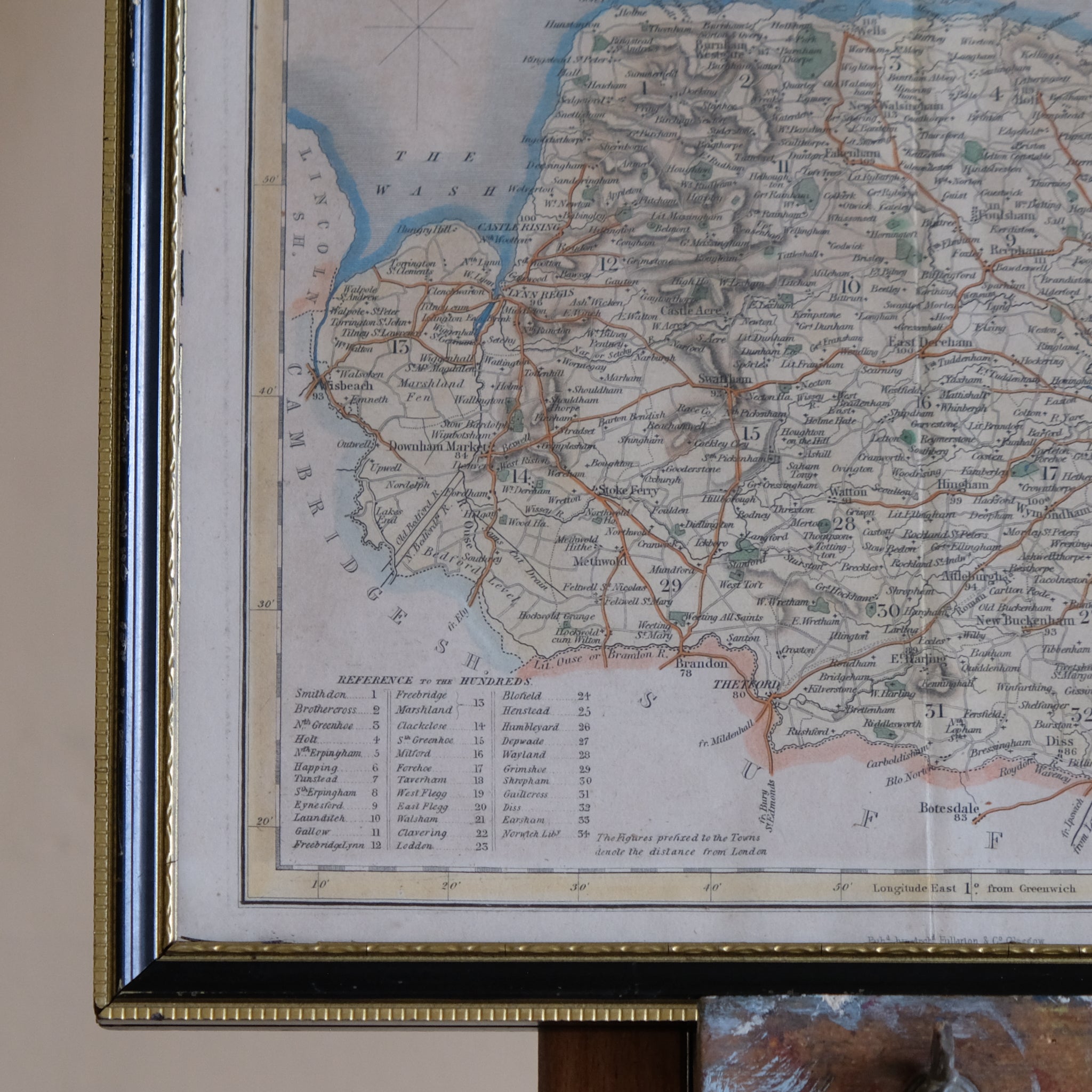 MAP OF NORFOLK BY GRAY & SON