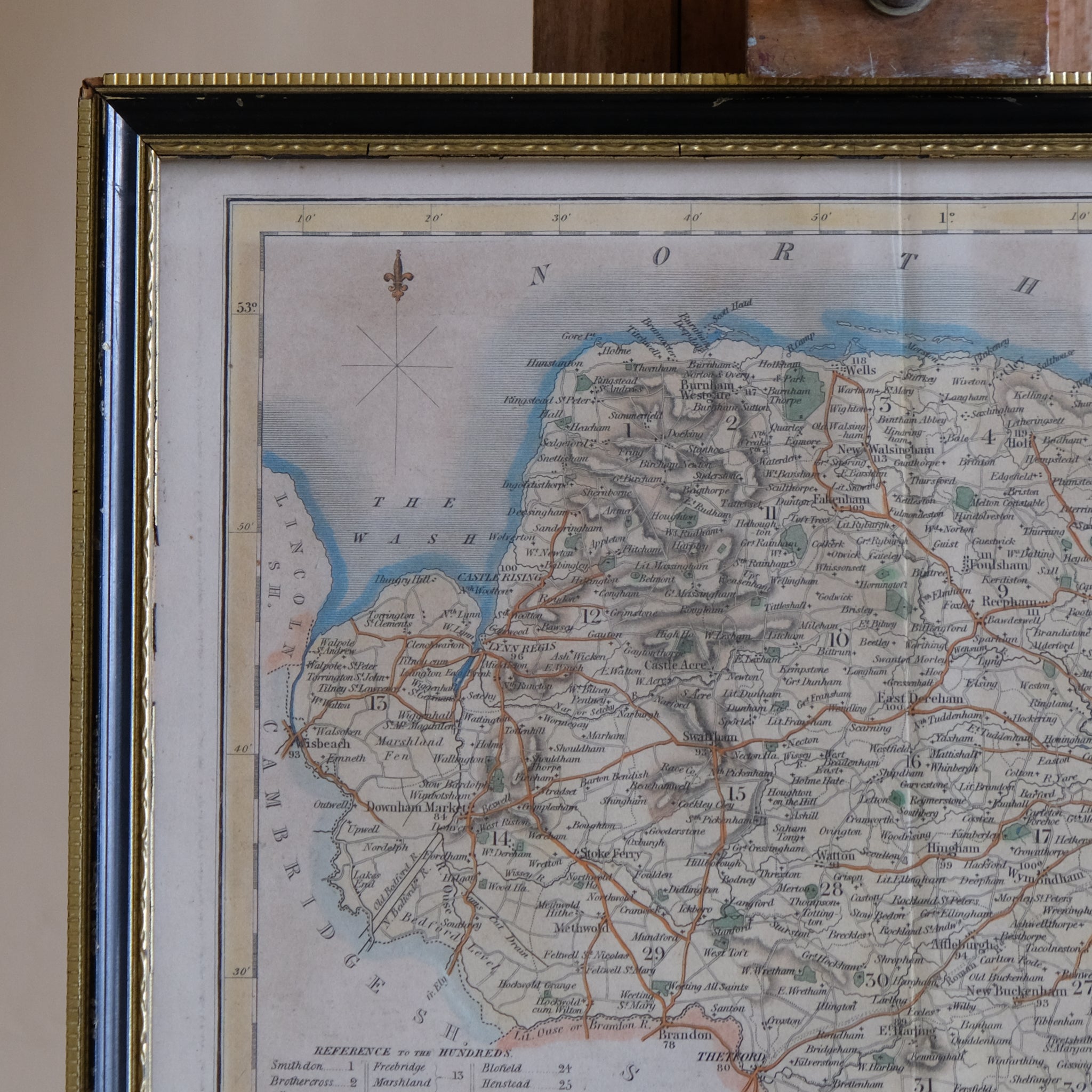 MAP OF NORFOLK BY GRAY & SON