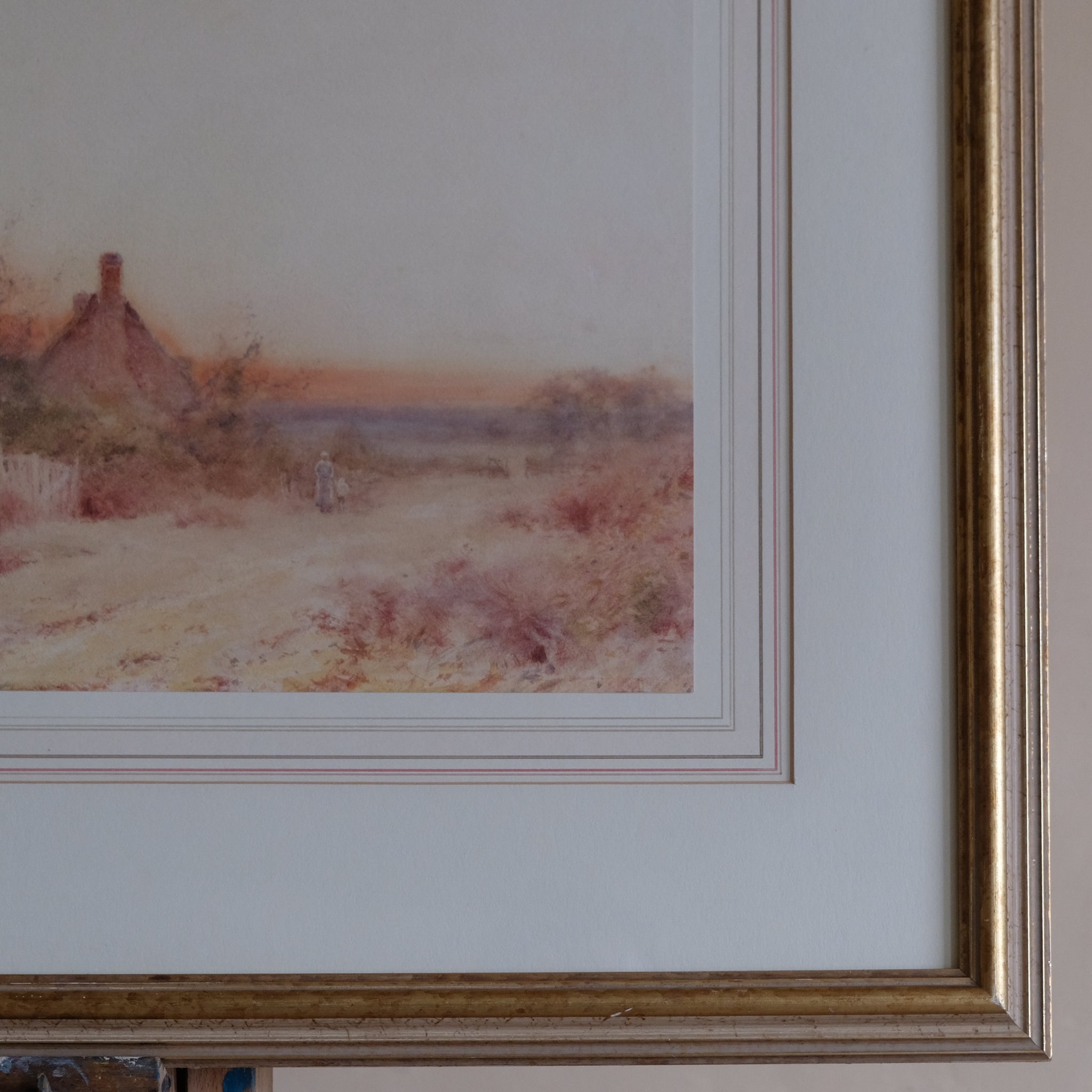 A View of Bolnhurst at Dawn, Bedfordshire
