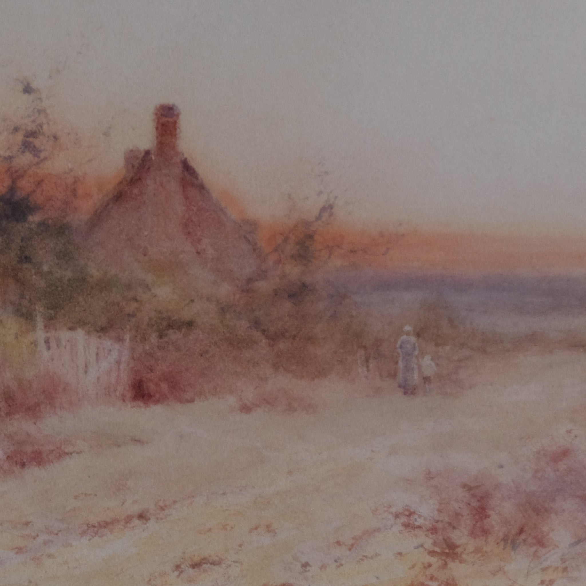 A View of Bolnhurst at Dawn, Bedfordshire