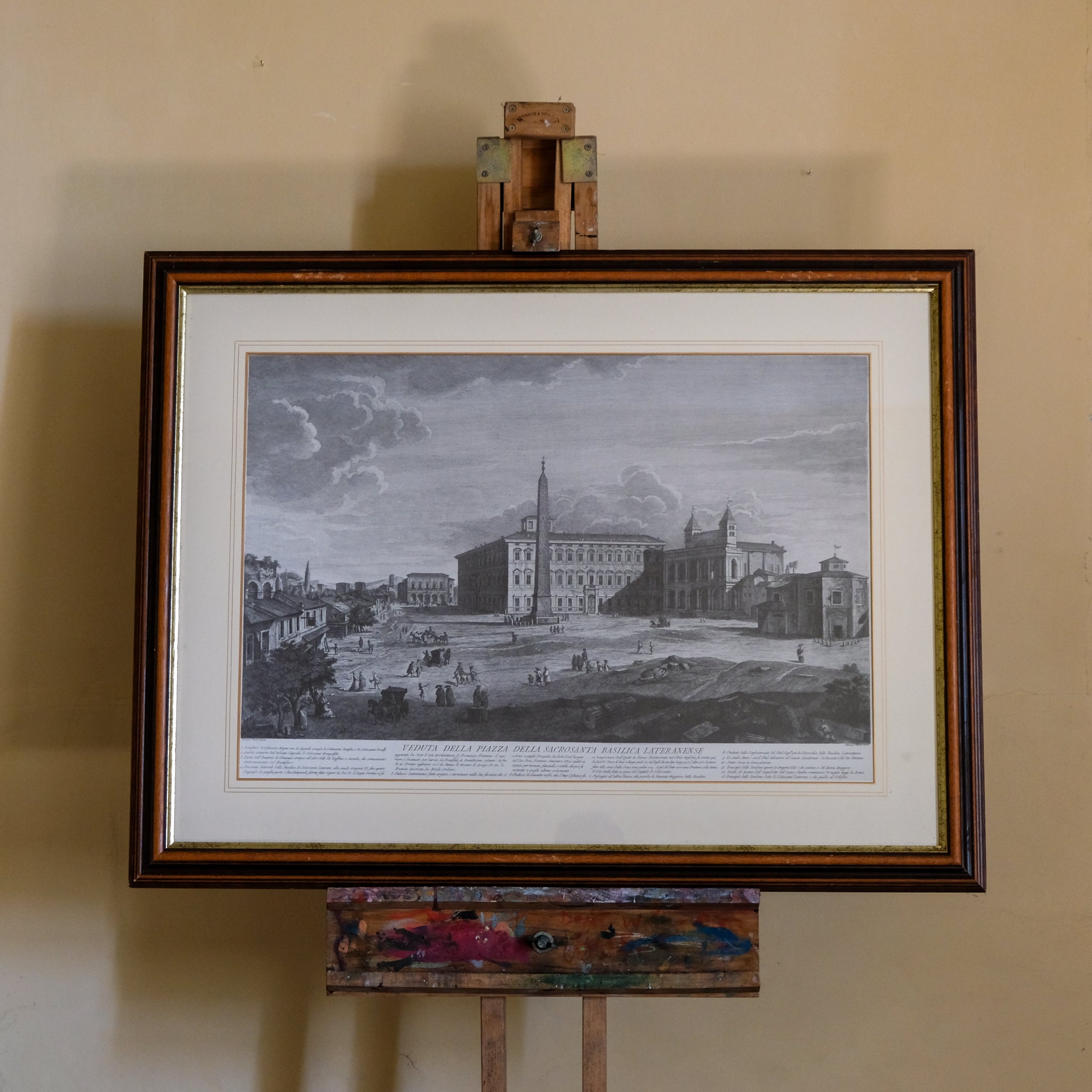 Veduta della Piazza della Sacrosancta Basilica Lateranense