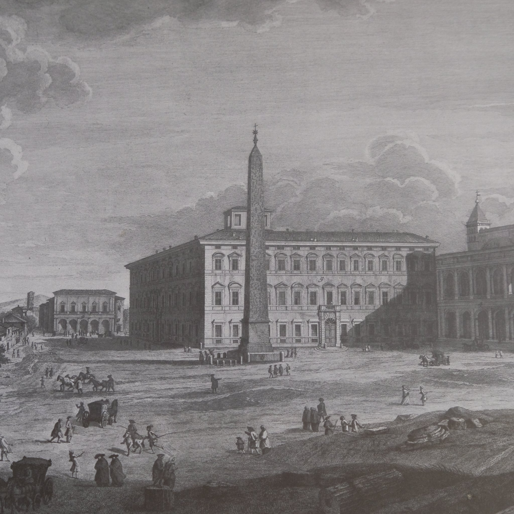Veduta della Piazza della Sacrosancta Basilica Lateranense