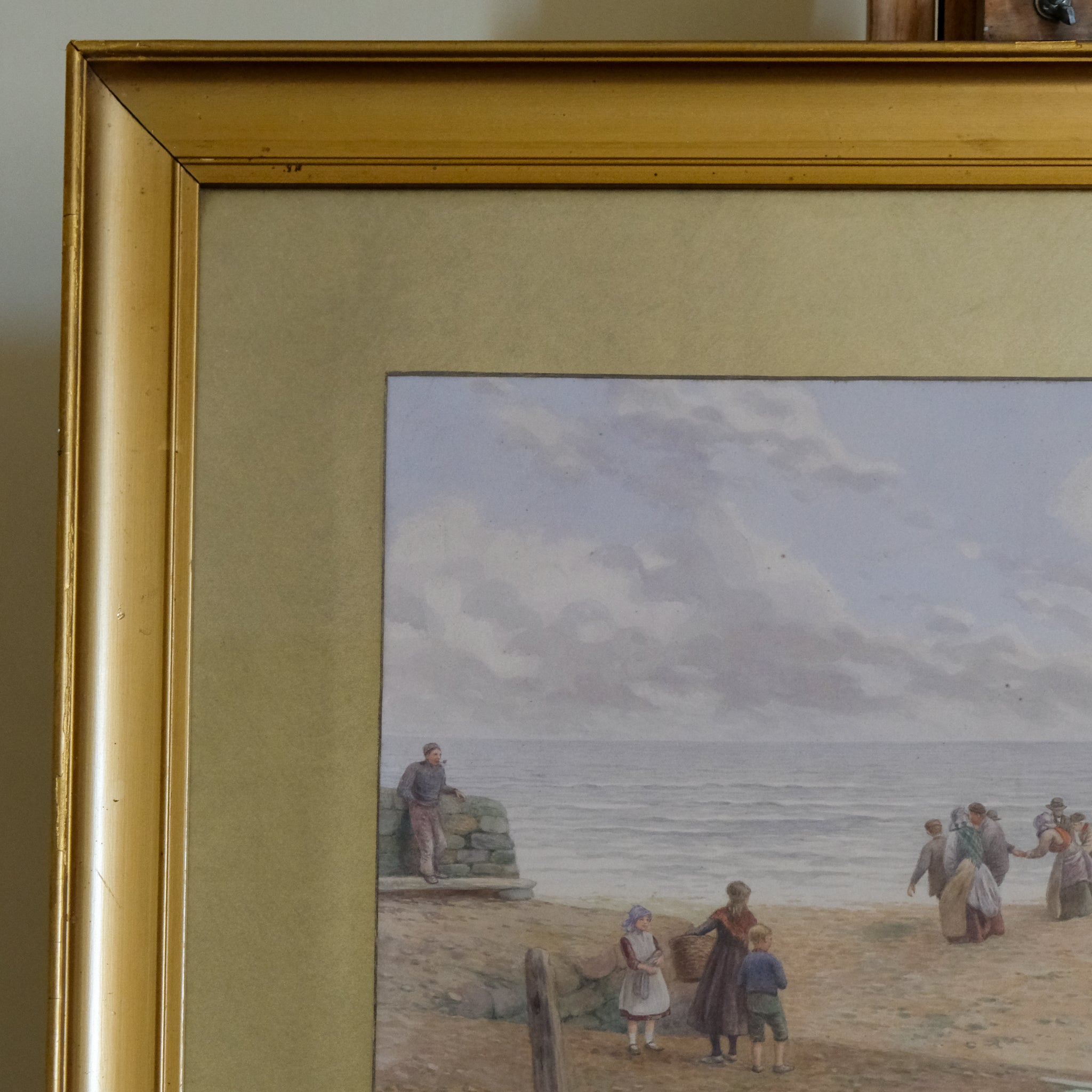 Hauling the Boat by Kate E. Booth (1850–1898)