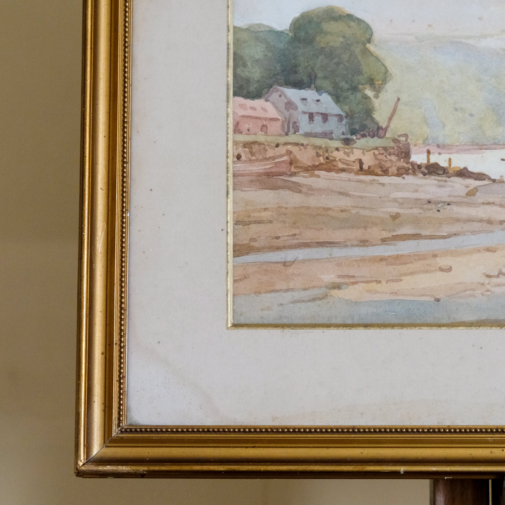 ESTUARY AT LOW TIDE BY JOHN HAROLD BLAKELEY