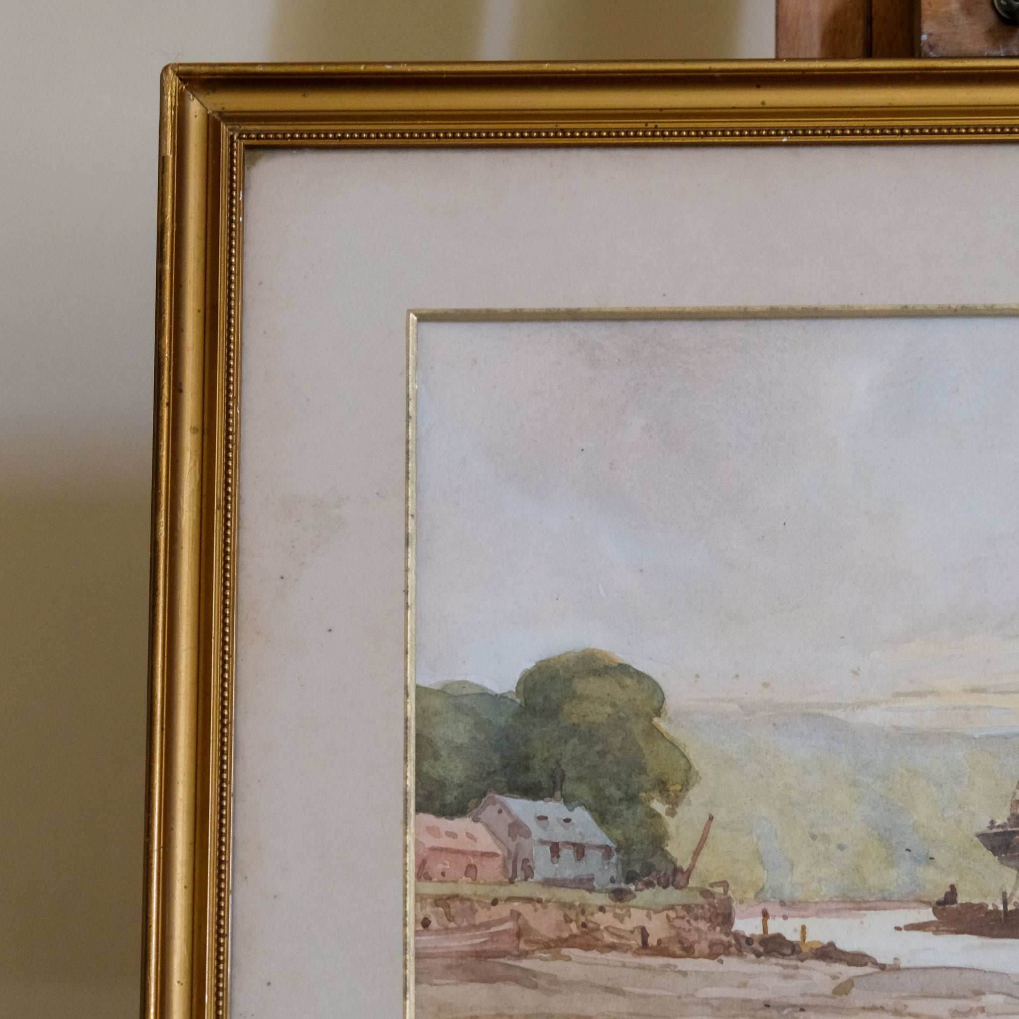 ESTUARY AT LOW TIDE BY JOHN HAROLD BLAKELEY