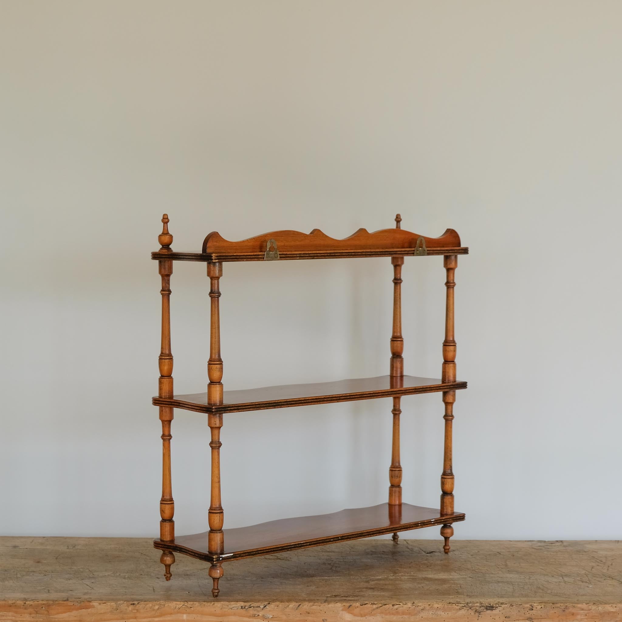 EDWARDIAN HANGING WALL SHELVES