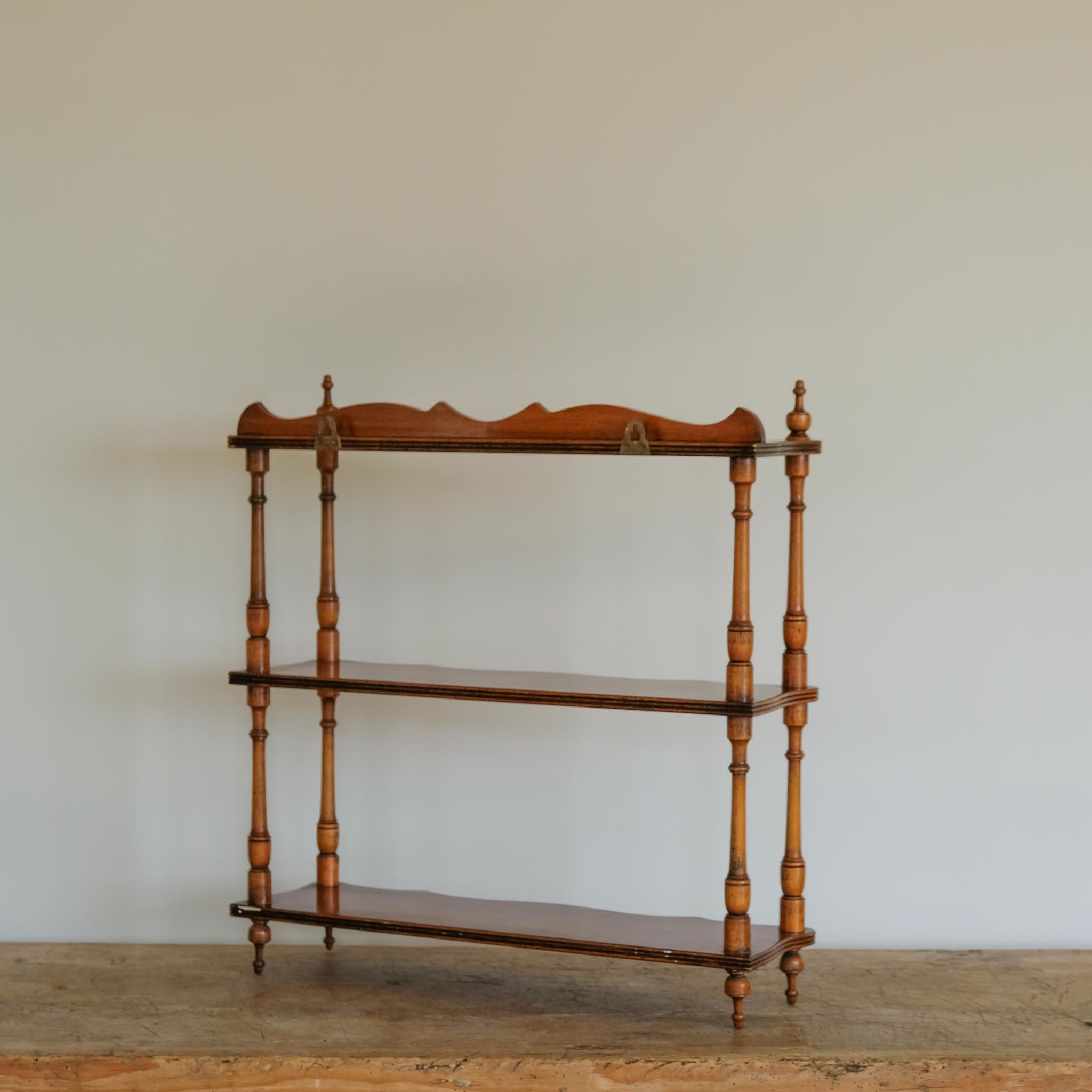 EDWARDIAN HANGING WALL SHELVES
