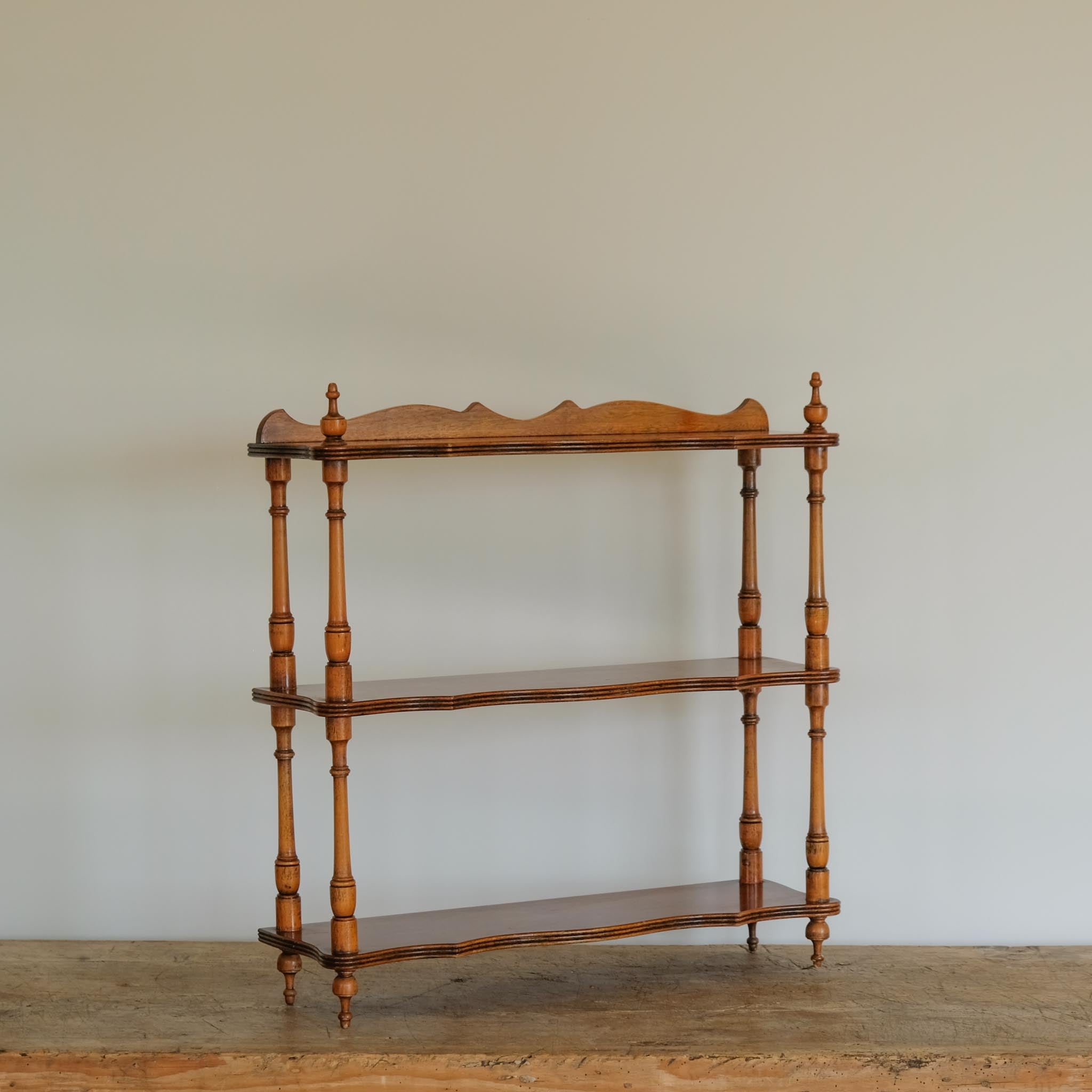 EDWARDIAN HANGING WALL SHELVES