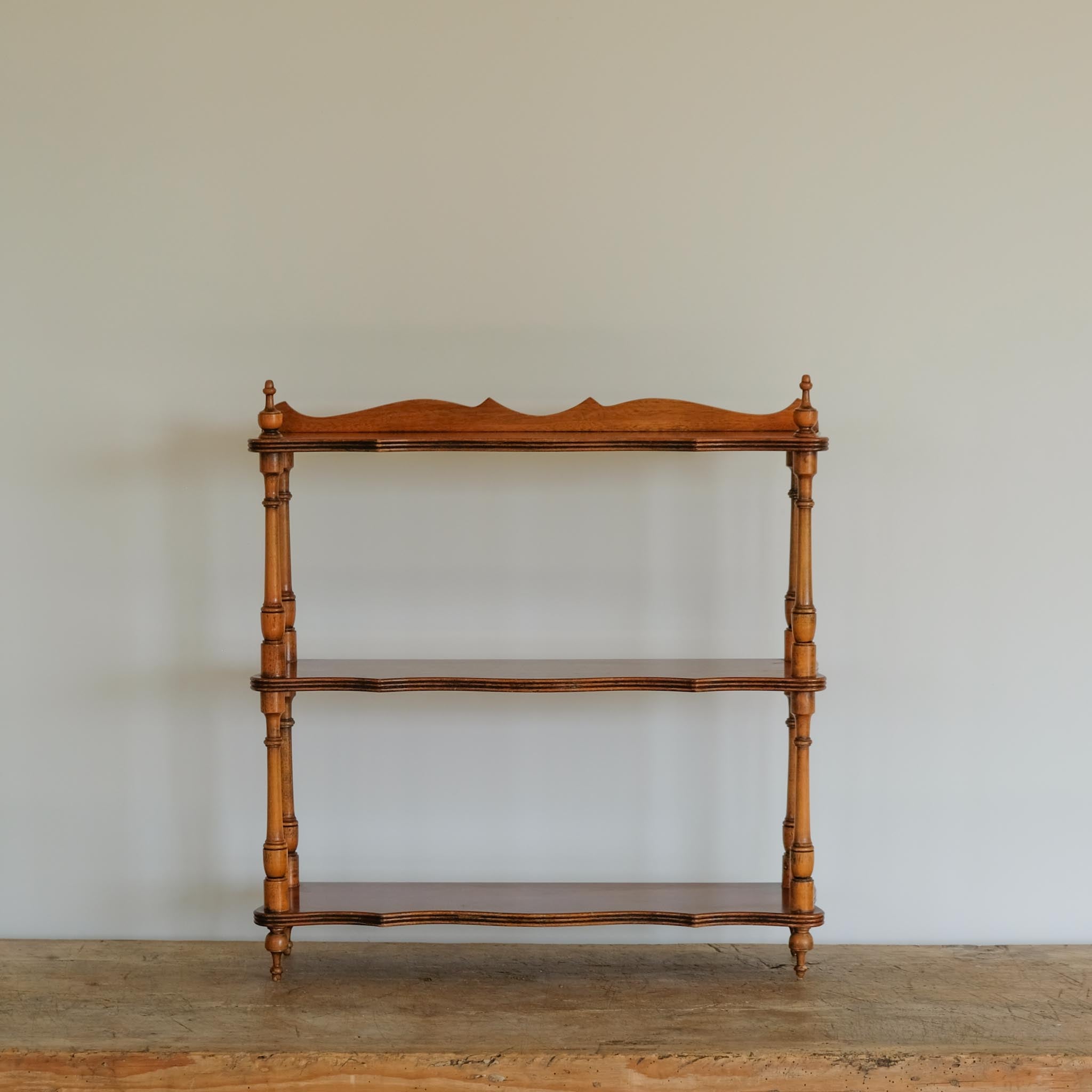 EDWARDIAN HANGING WALL SHELVES