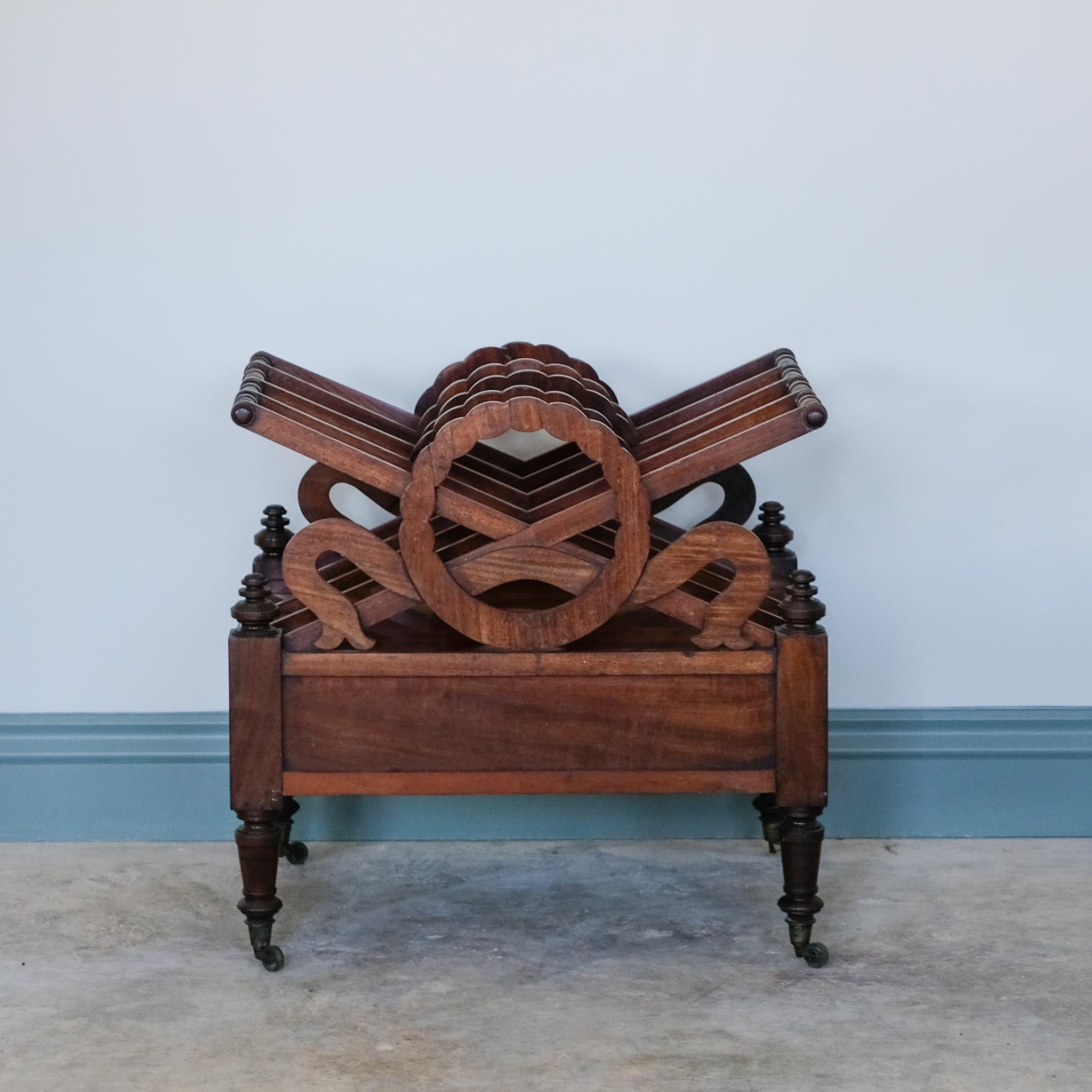 GEORGIAN MAHOGANY CANTERBURY