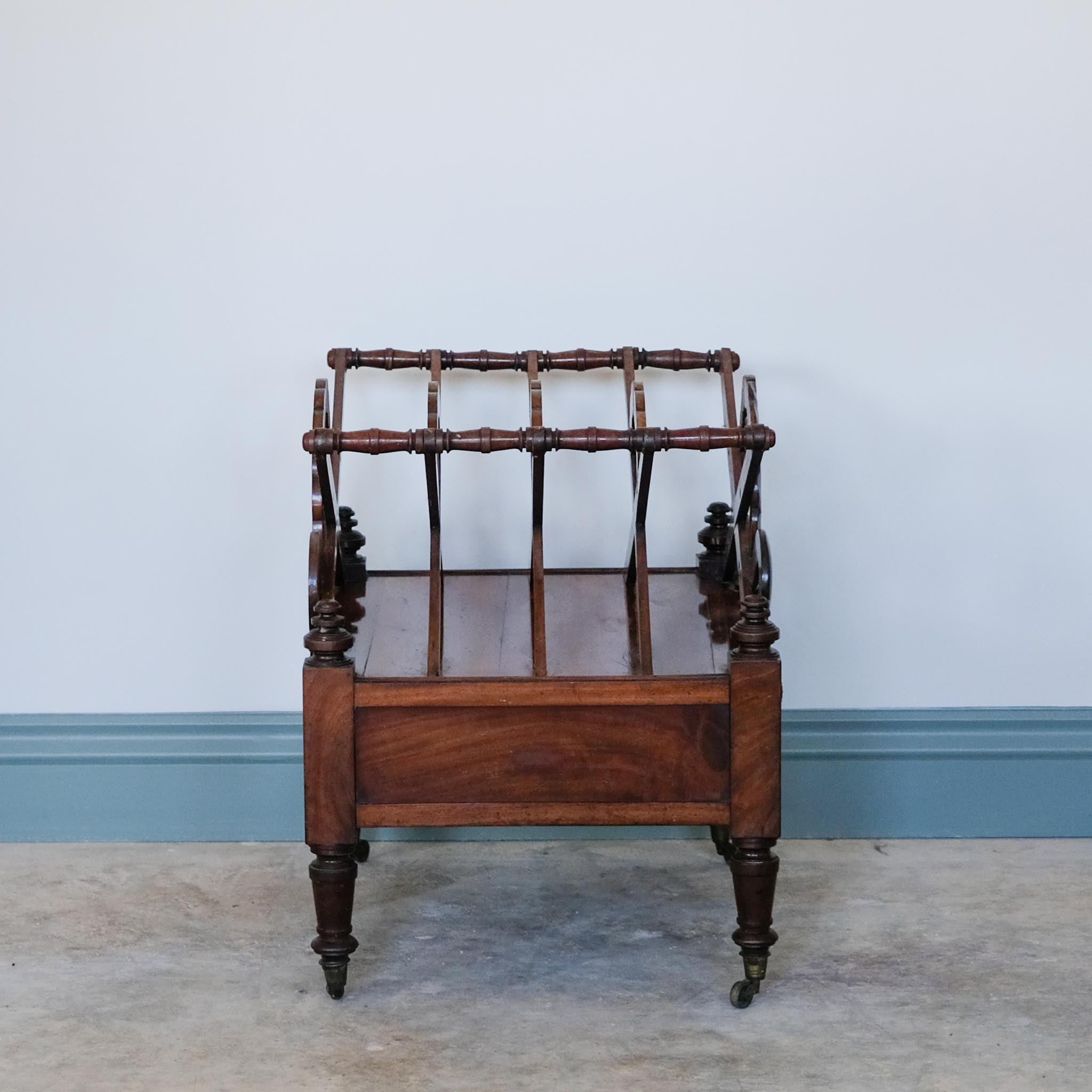 GEORGIAN MAHOGANY CANTERBURY