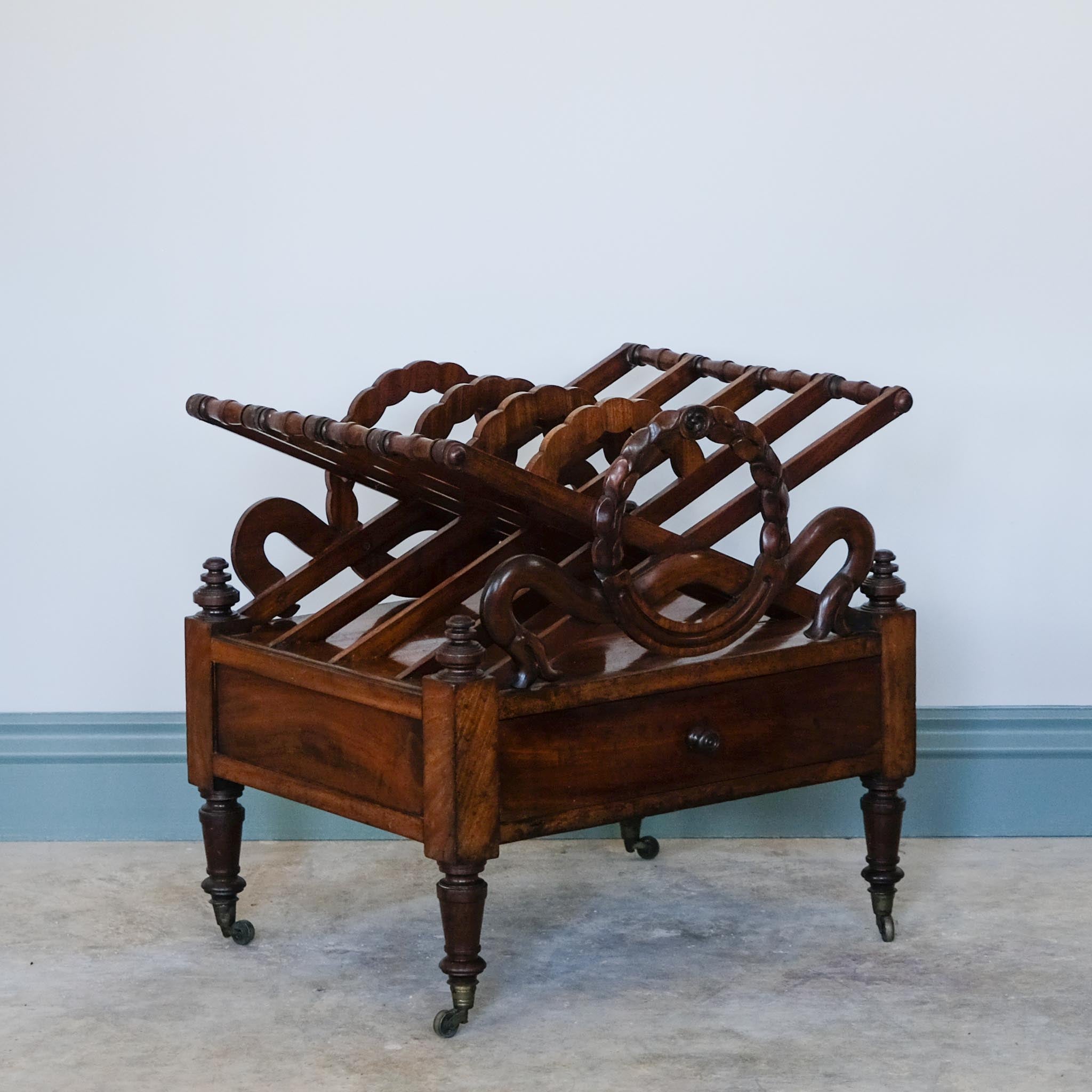 GEORGIAN MAHOGANY CANTERBURY