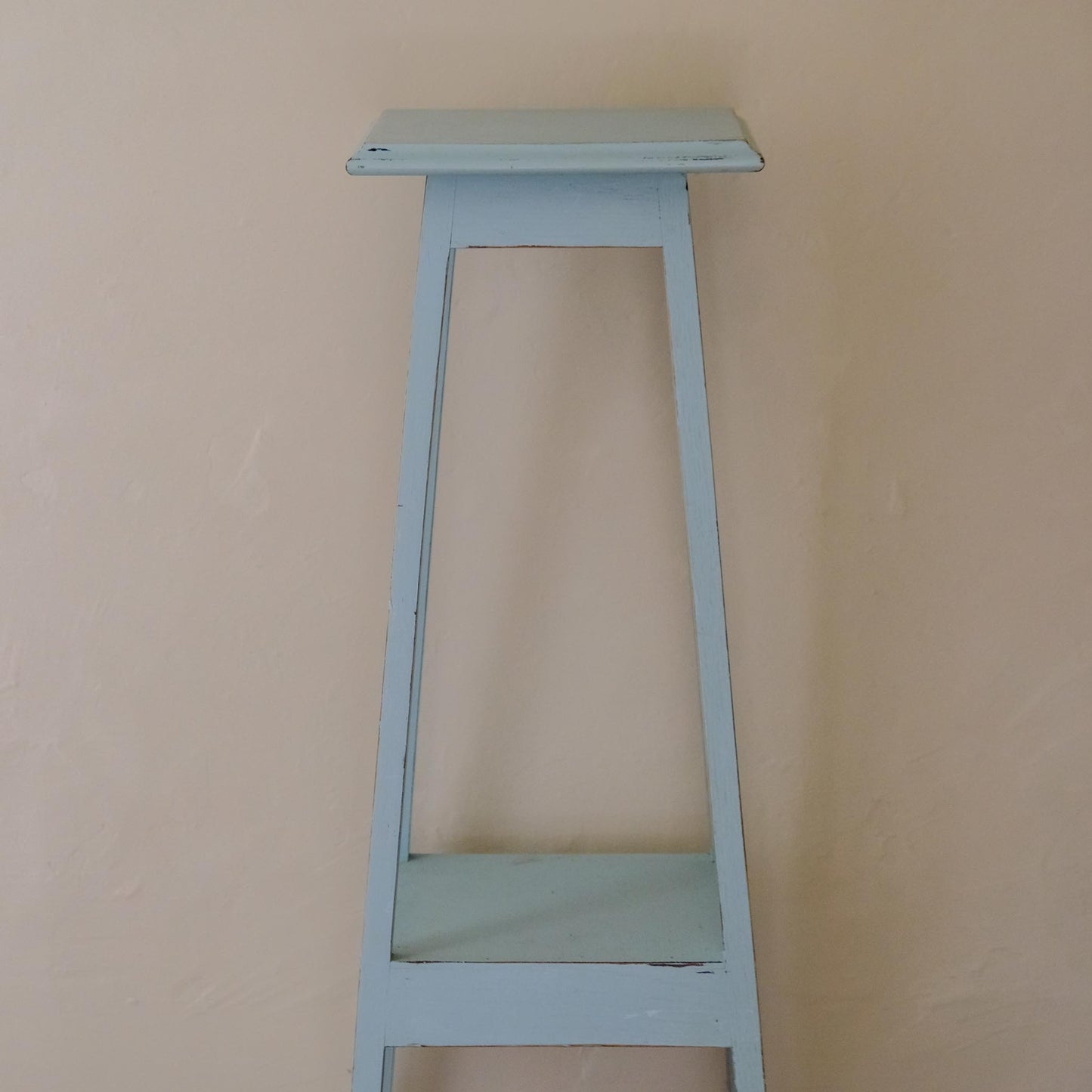 BLUE PAINTED JARDINIERE