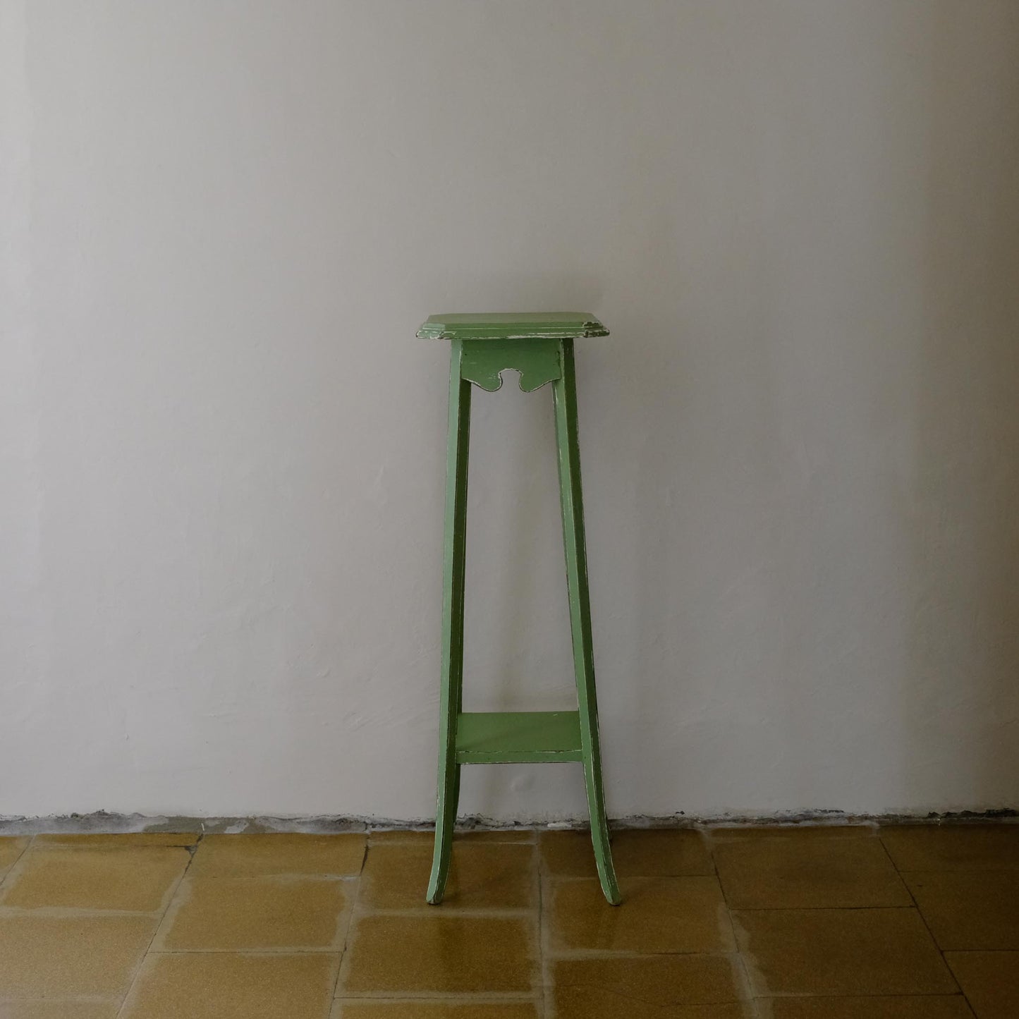 GREEN PAINTED JARDINIERE
