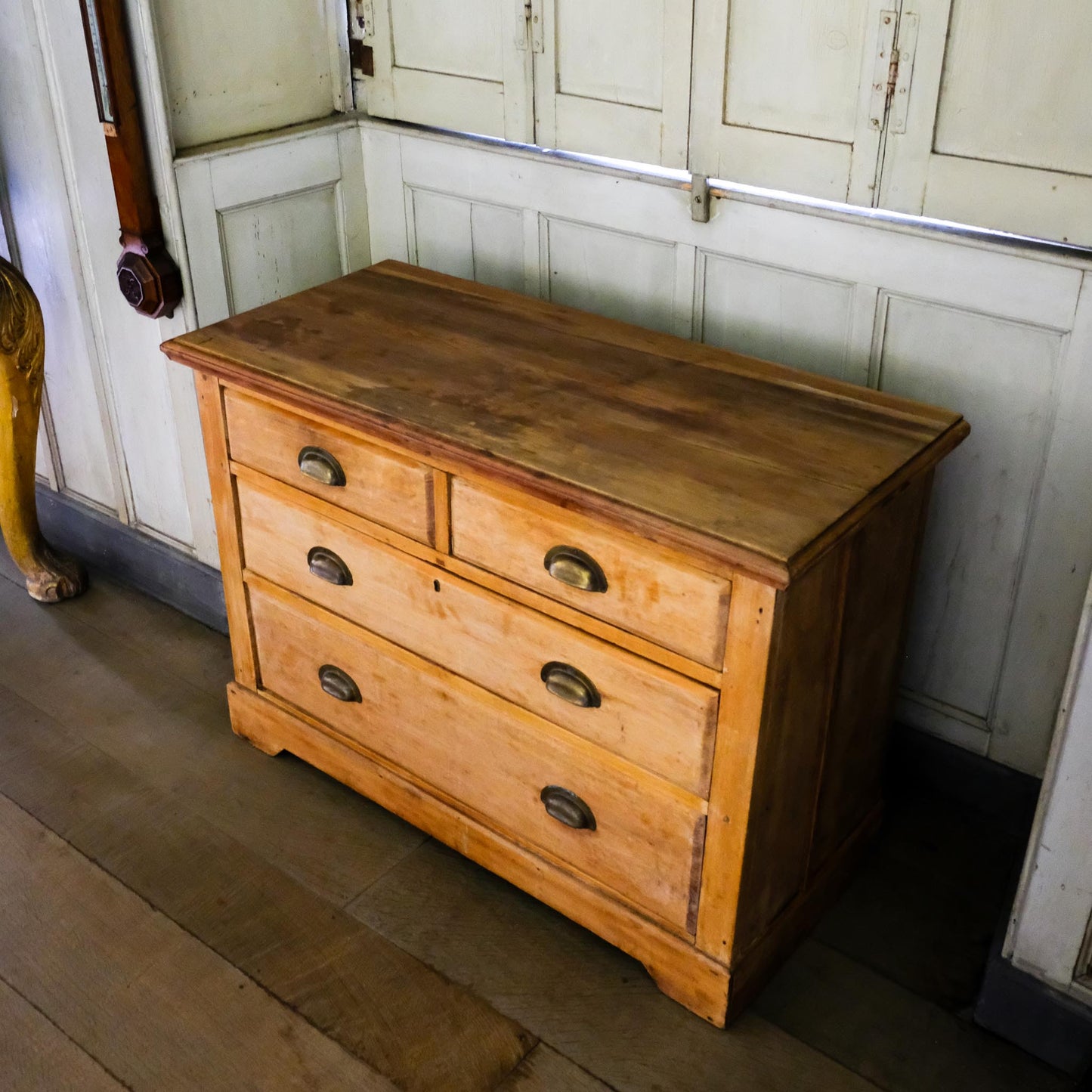 EDWARDIAN PINE CHEST OF DRAWERS