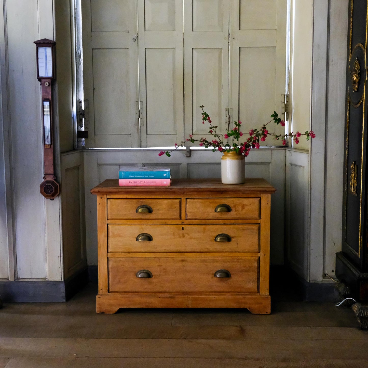 EDWARDIAN PINE CHEST OF DRAWERS