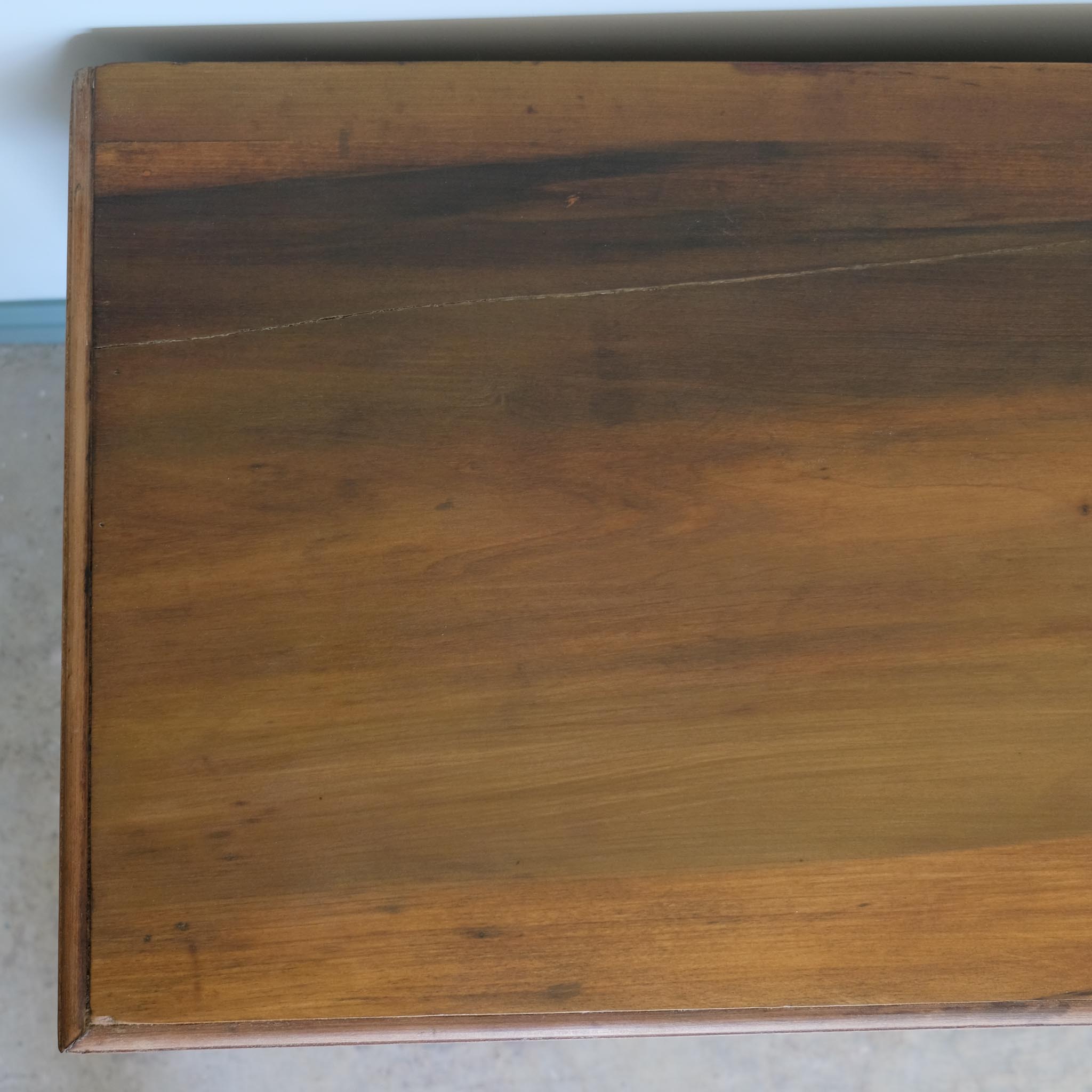 EDWARDIAN PINE CHEST OF DRAWERS WITH BRASS HANDLES