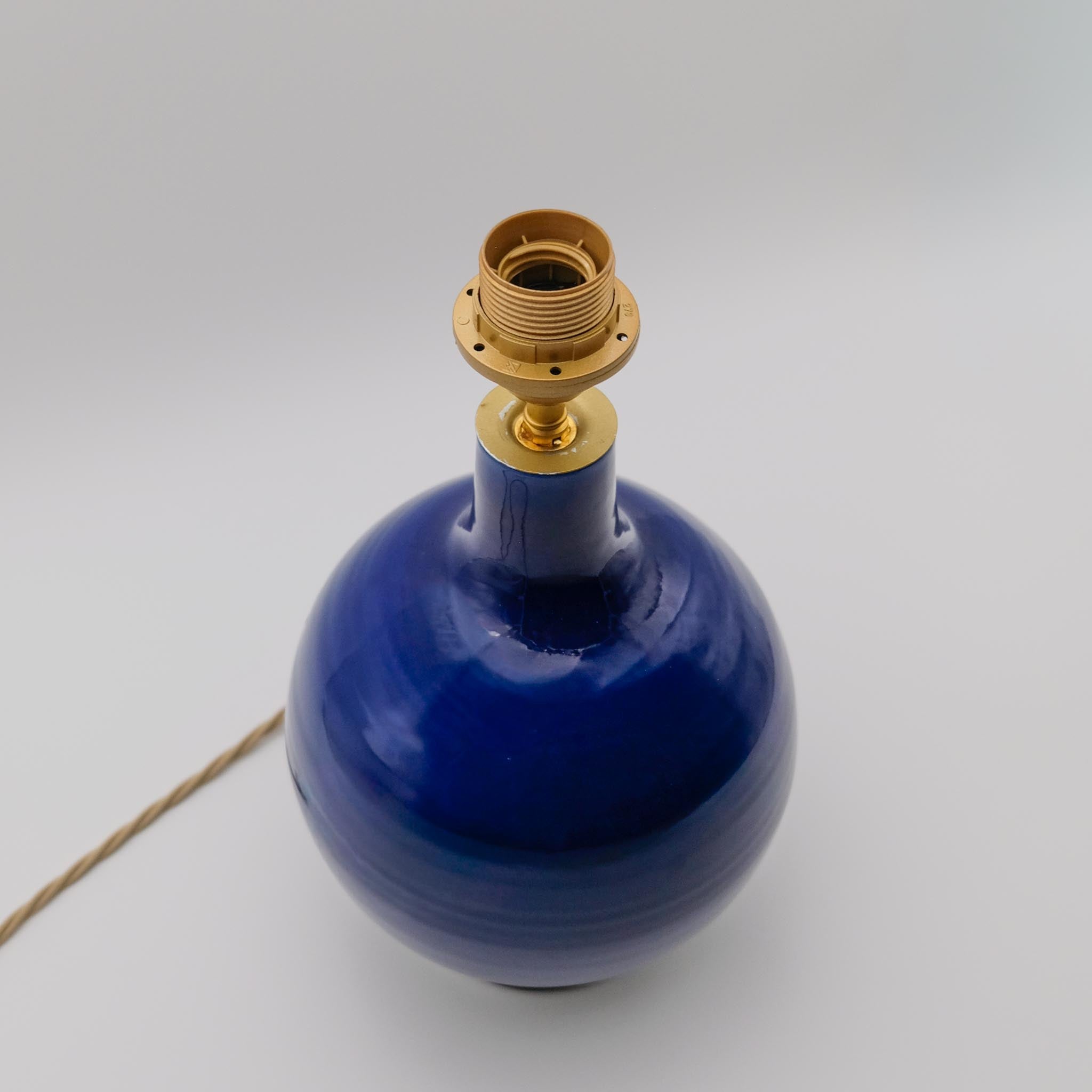 LARGE BLUE TABLE LAMP