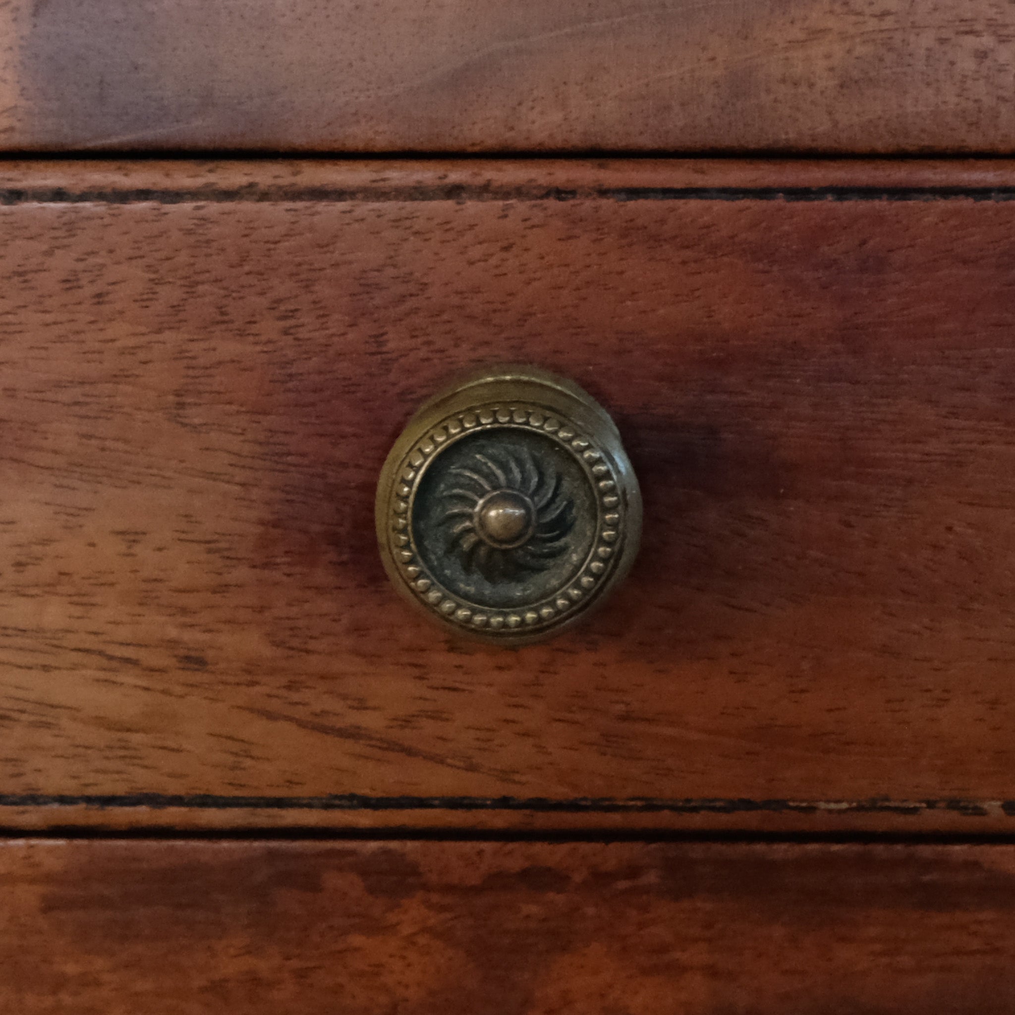19th century mahogany washstand / bedside table