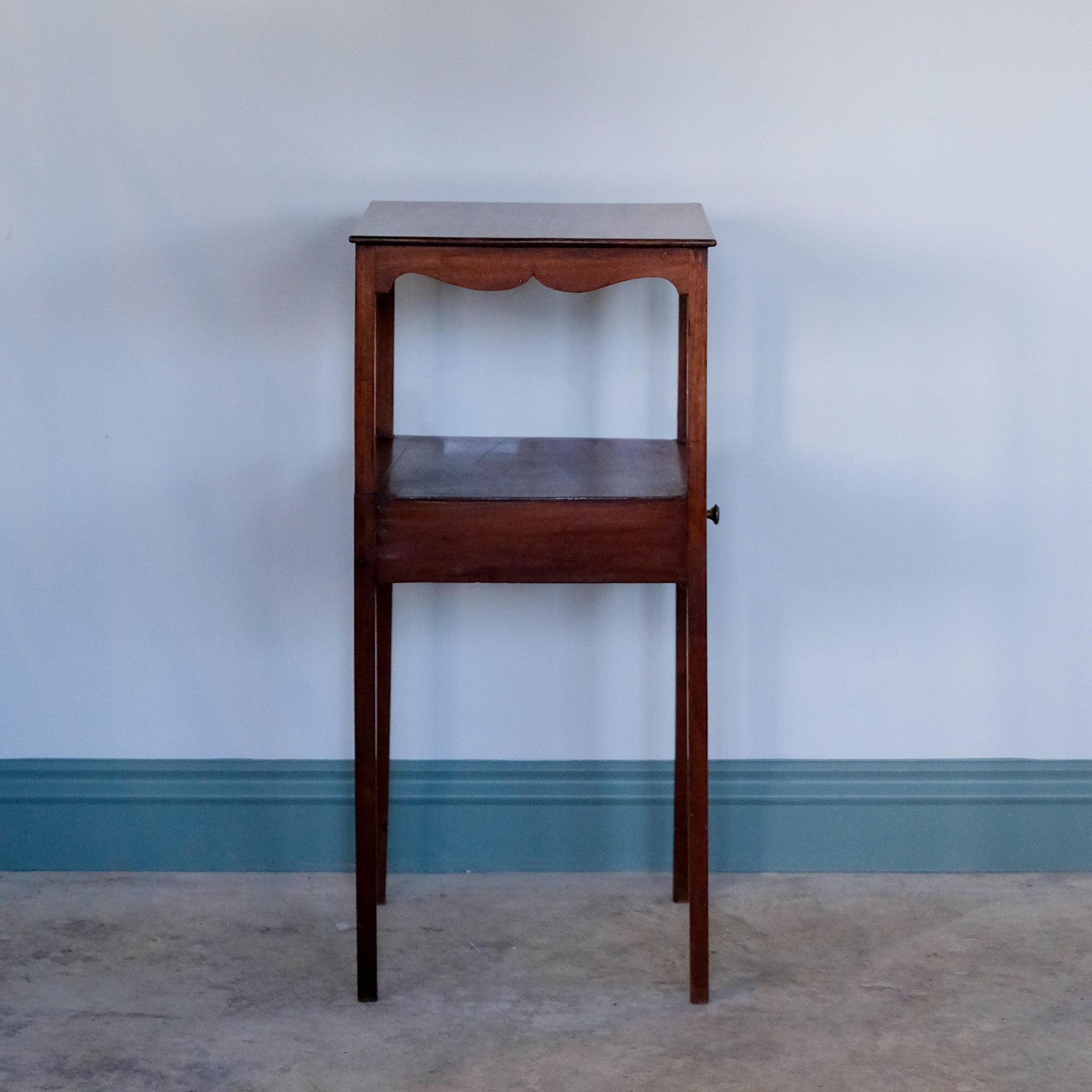 19th century mahogany washstand / bedside table
