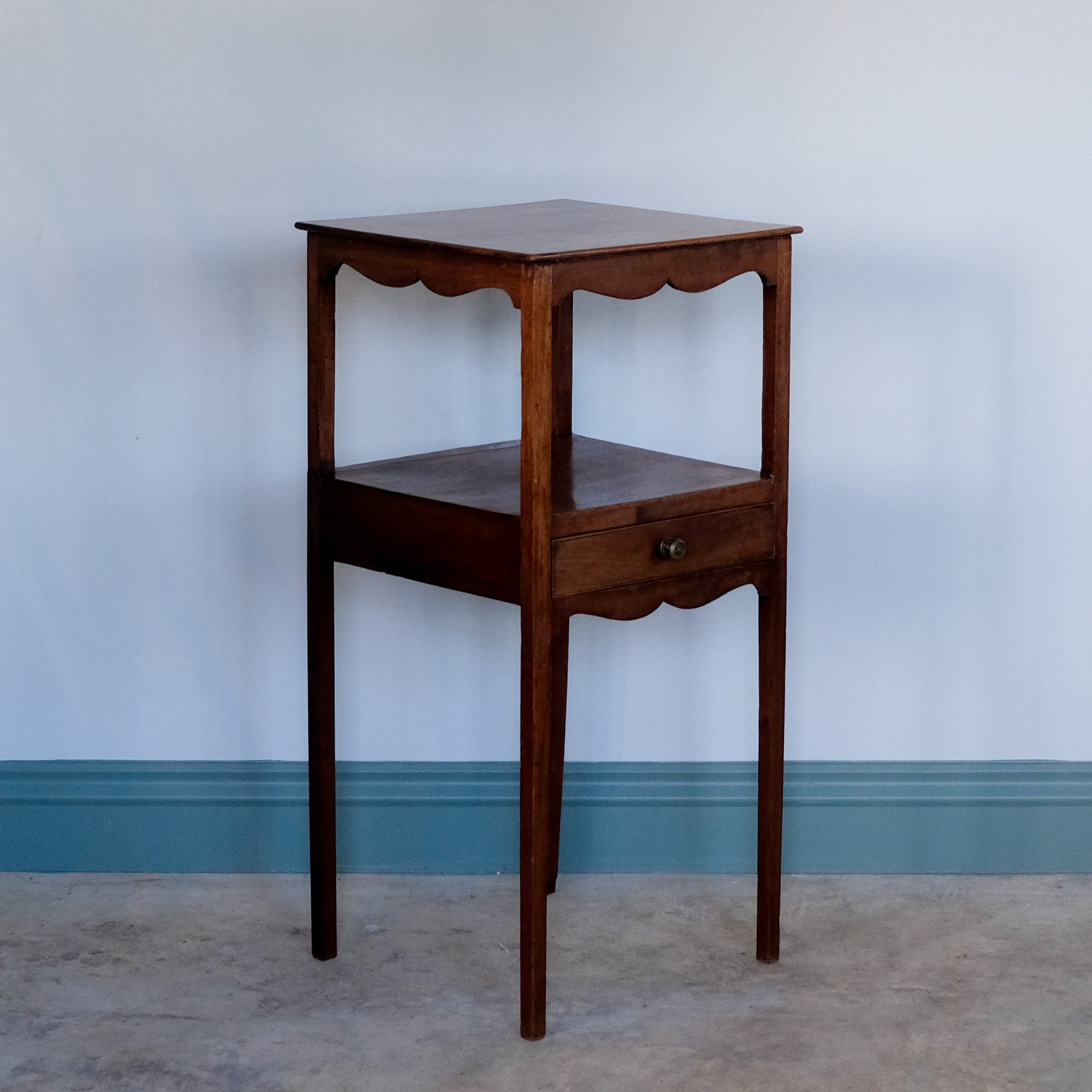 19th century mahogany washstand / bedside table
