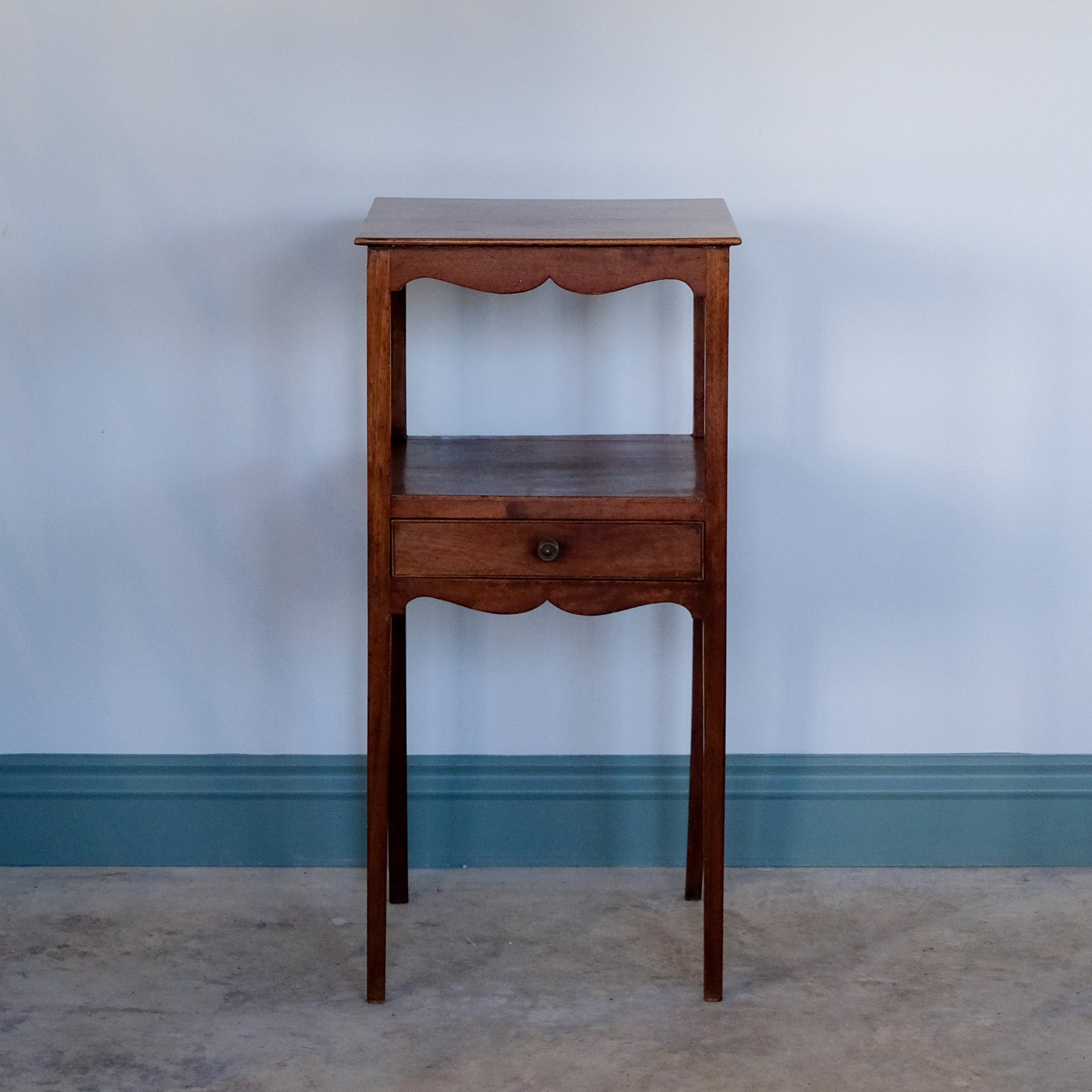 19th century mahogany washstand / bedside table