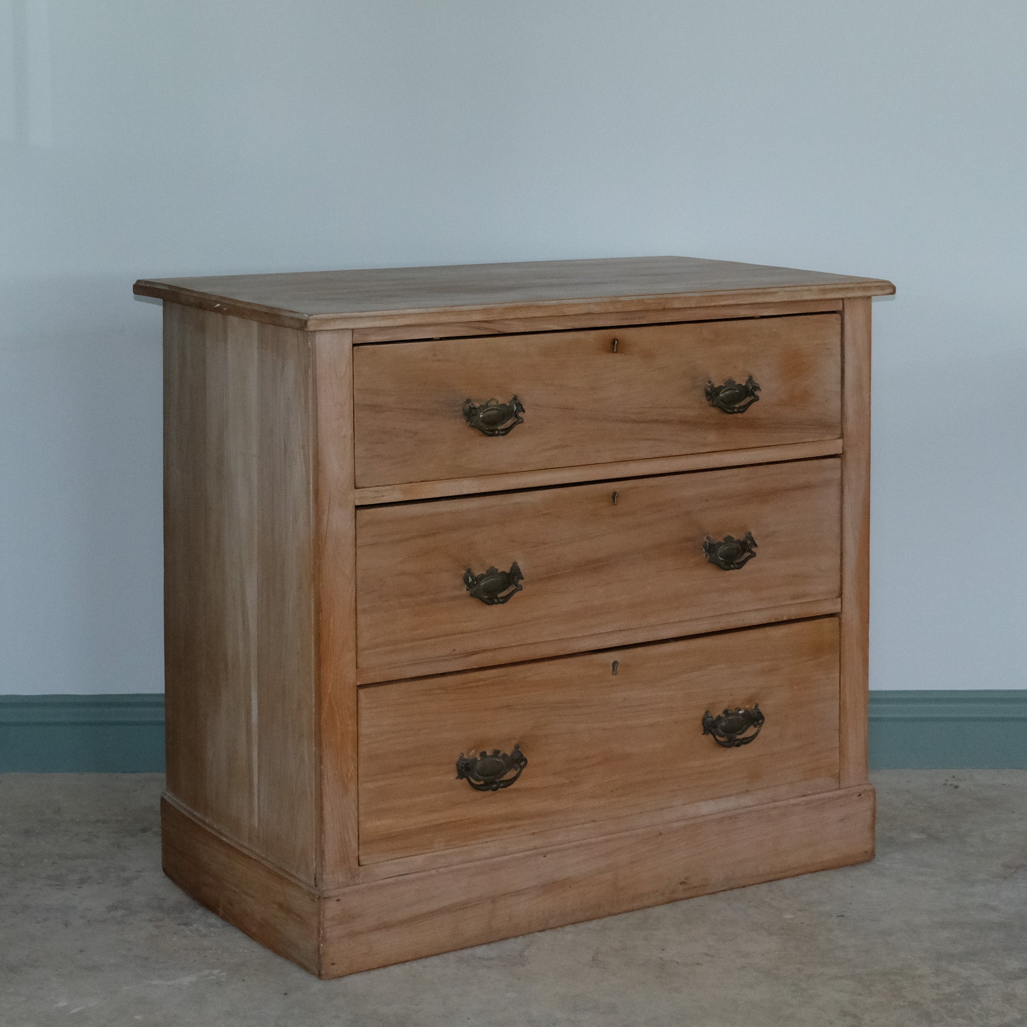 EDWARDIAN PINE CHEST OF DRAWERS