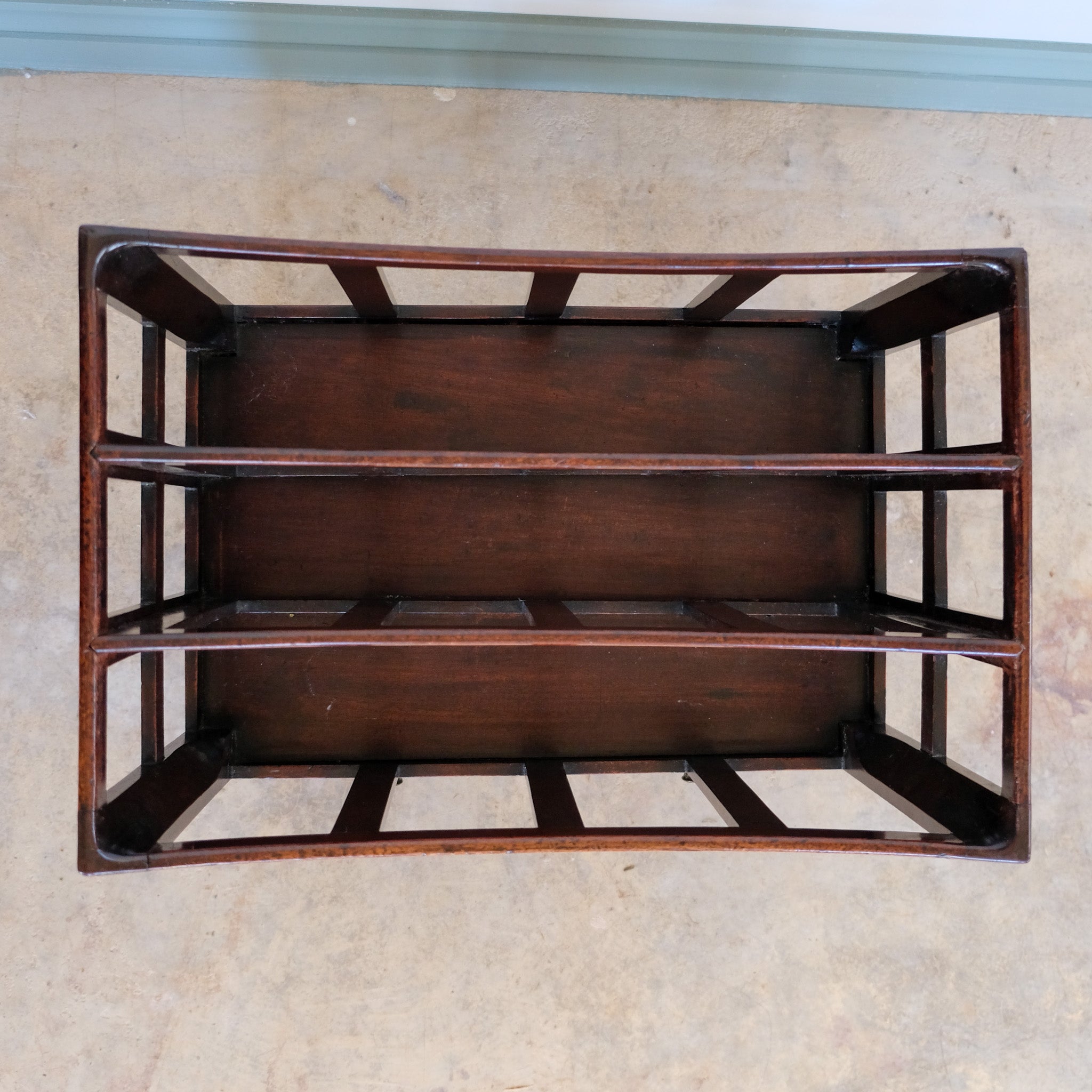 19TH CENTURY MAHOGANY CANTERBURY