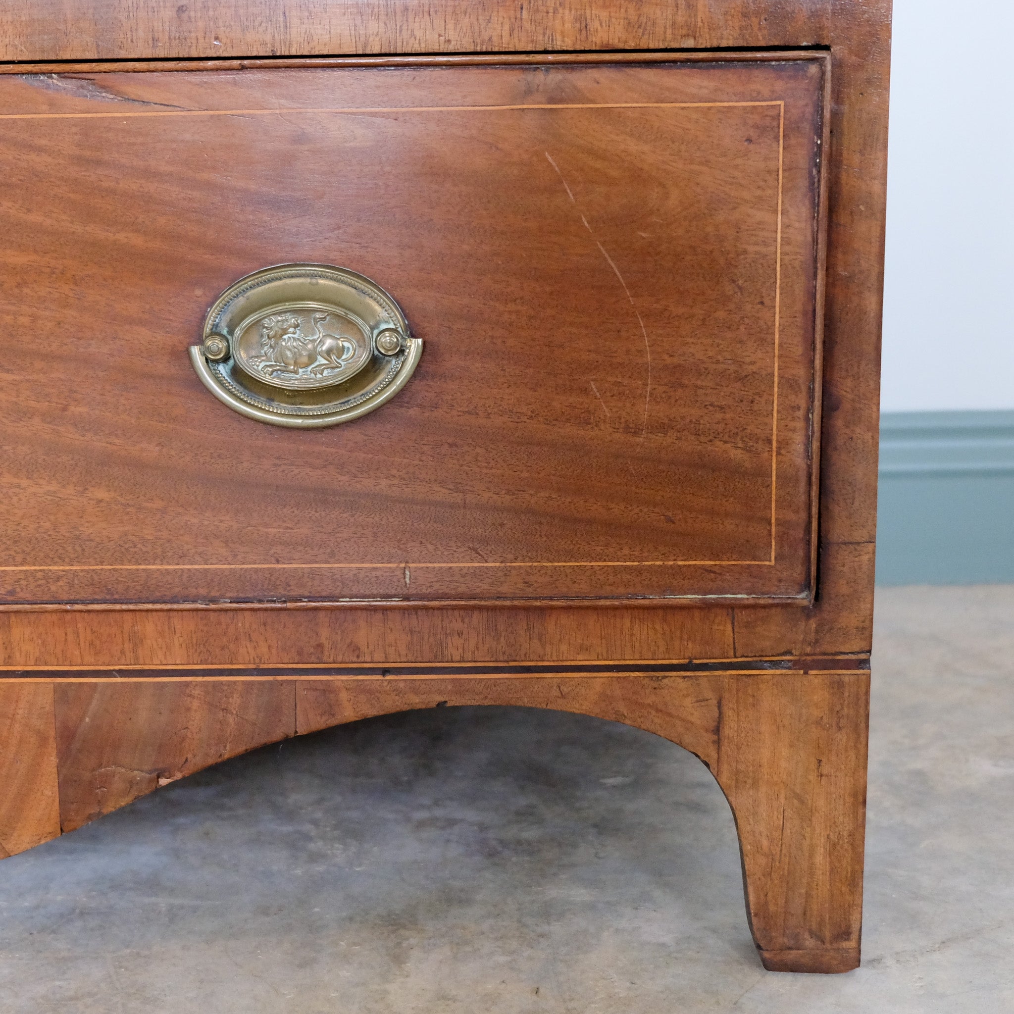 VICTORIAN INLAID CHEST OF DRAWERS