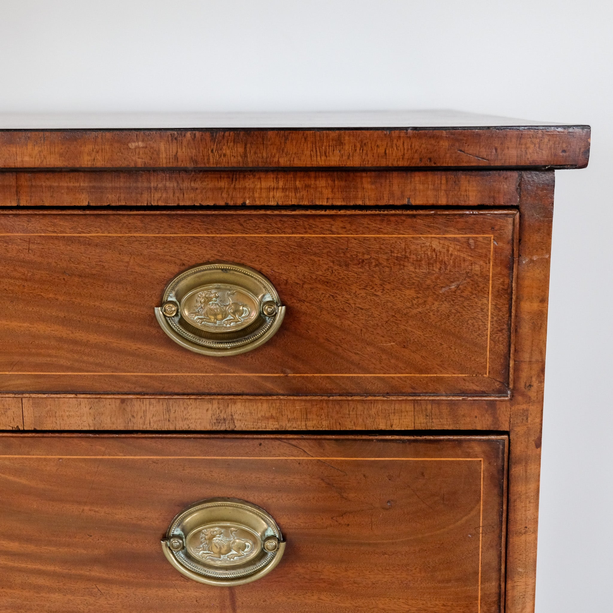 VICTORIAN INLAID CHEST OF DRAWERS