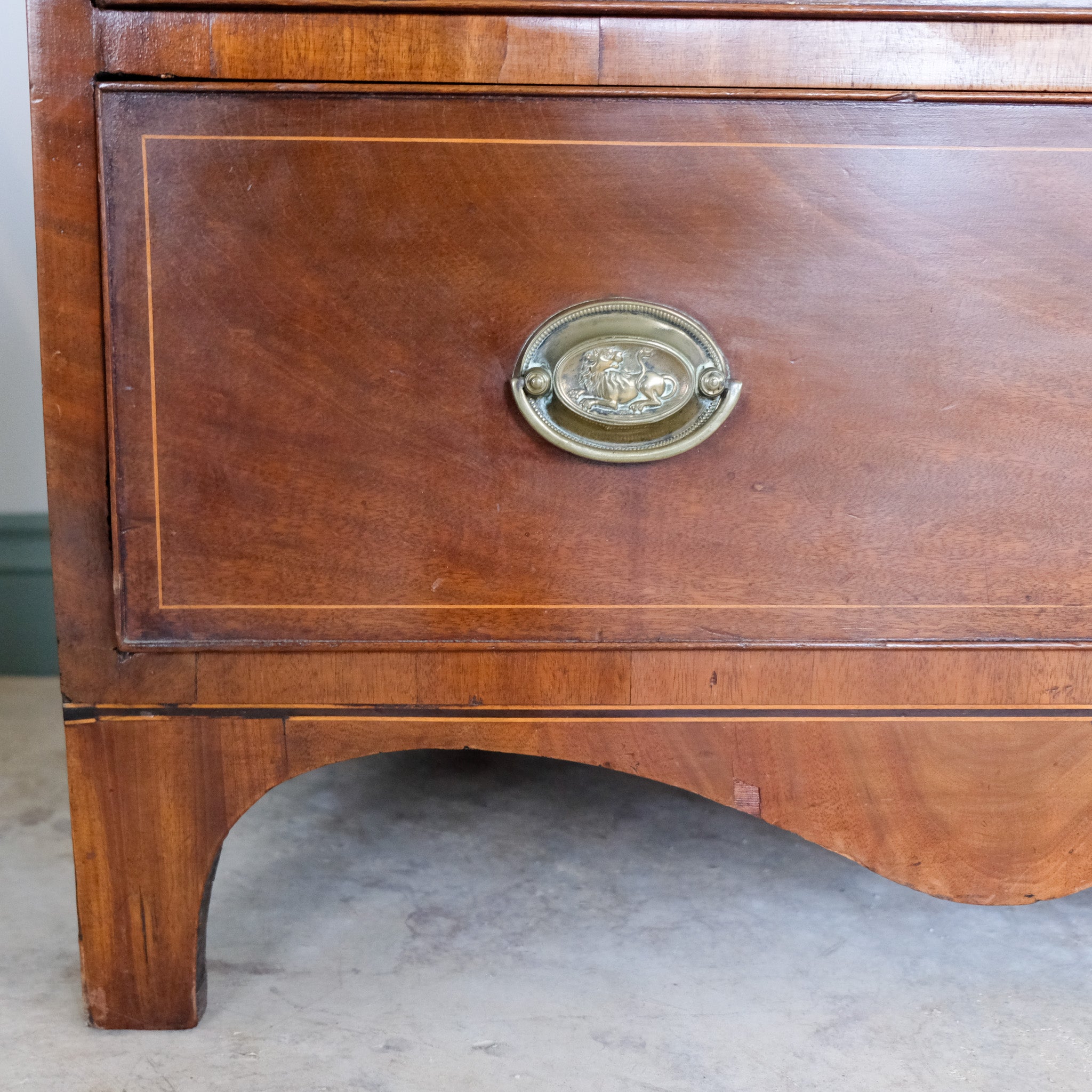 VICTORIAN INLAID CHEST OF DRAWERS