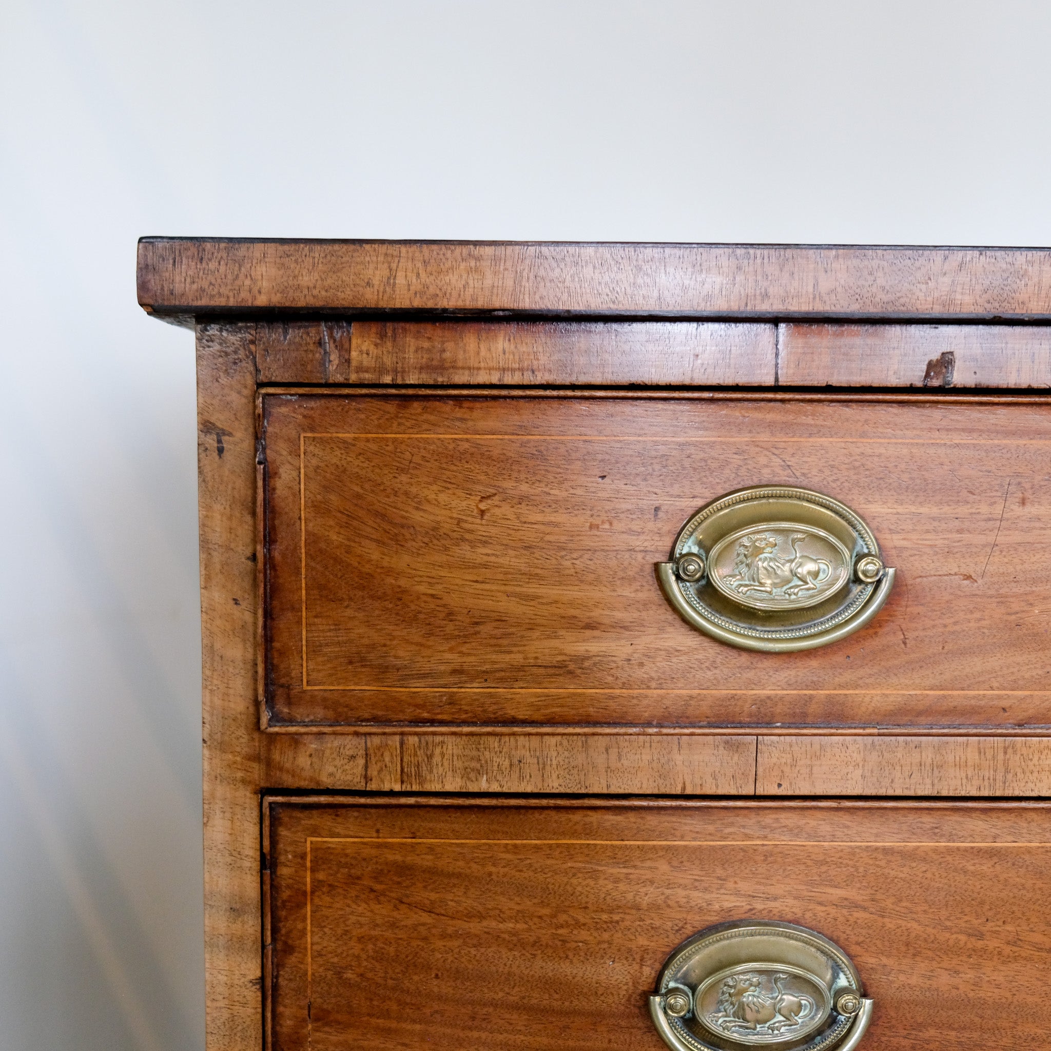 VICTORIAN INLAID CHEST OF DRAWERS