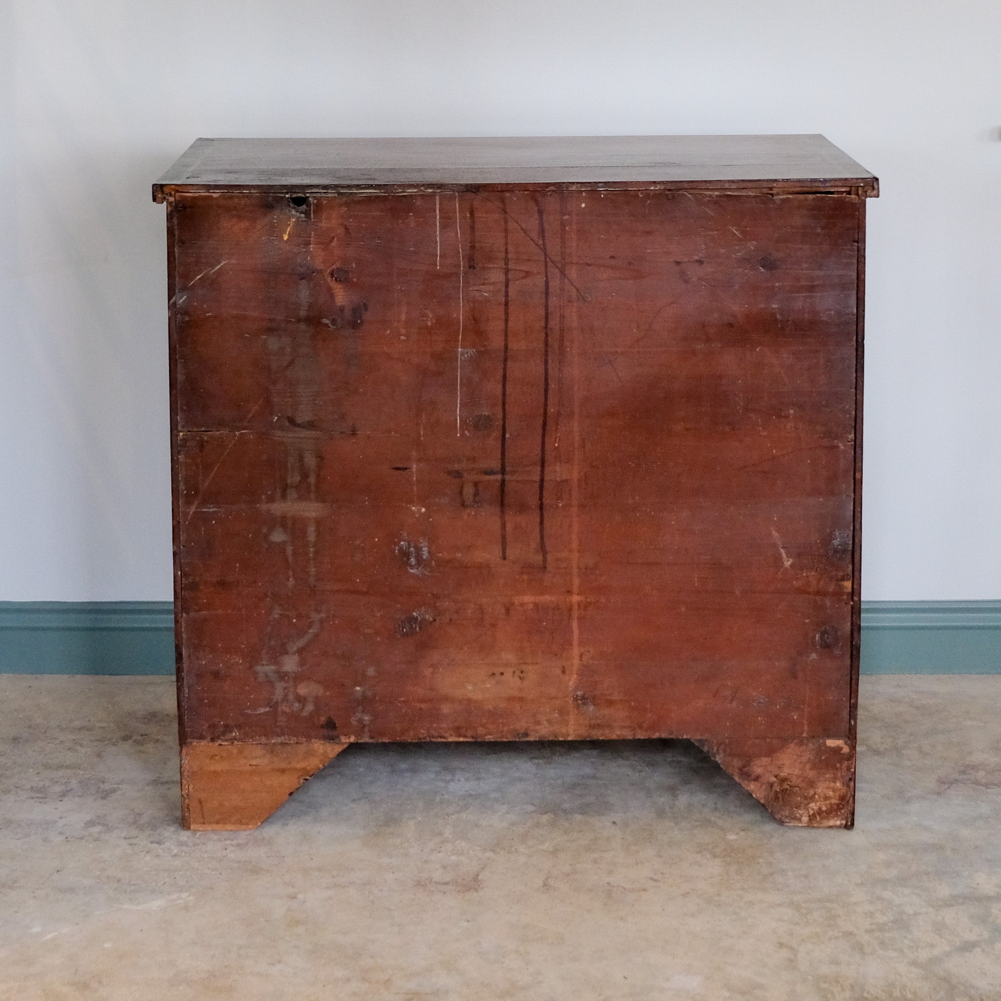 VICTORIAN INLAID CHEST OF DRAWERS