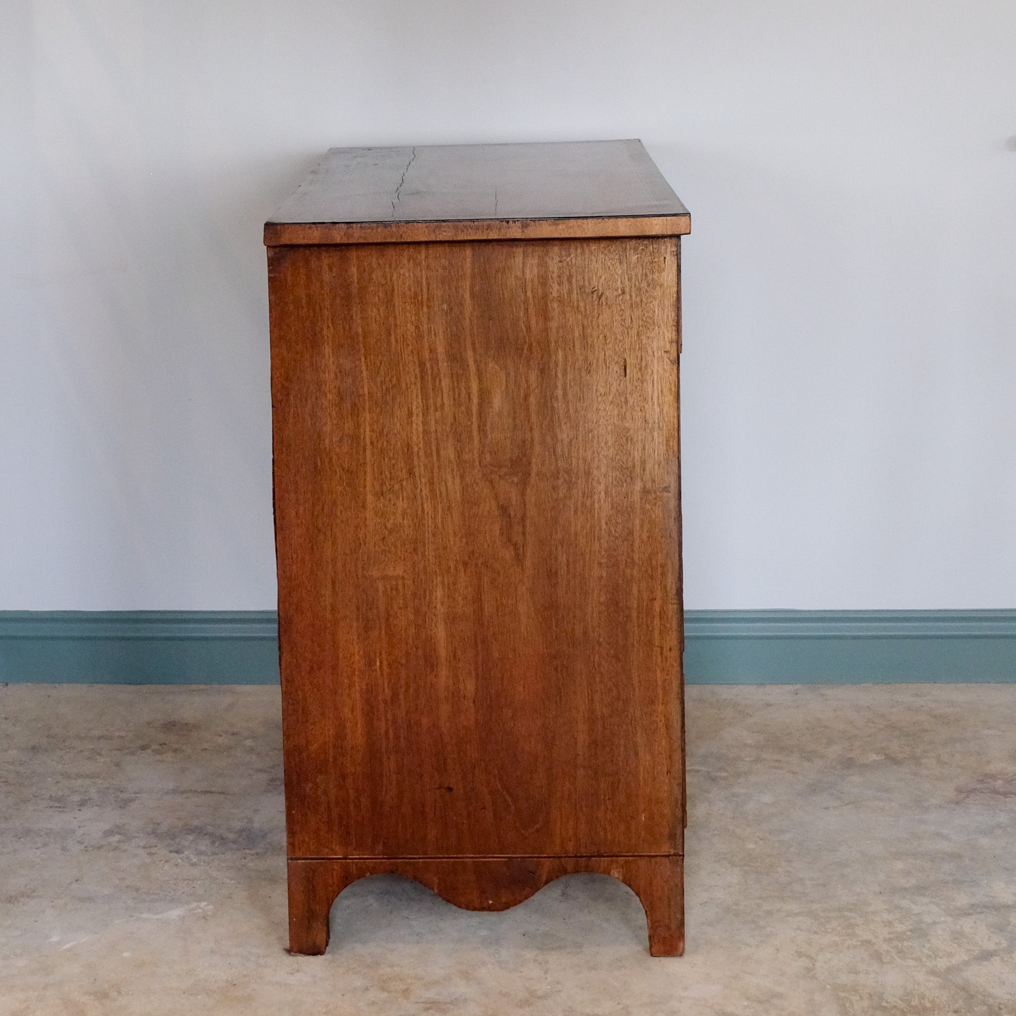 VICTORIAN INLAID CHEST OF DRAWERS