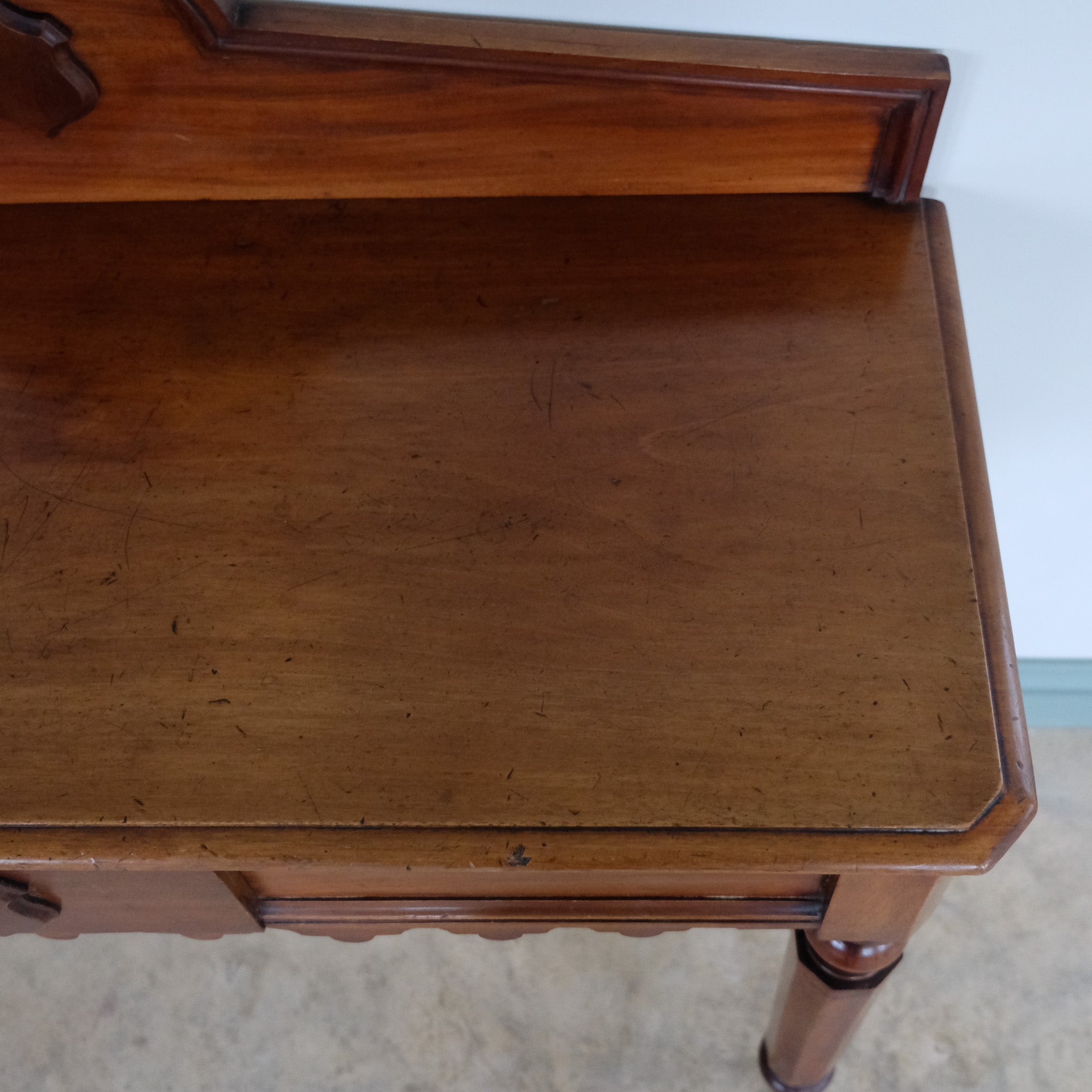 VICTORIAN MAHOGANY HALL TABLE