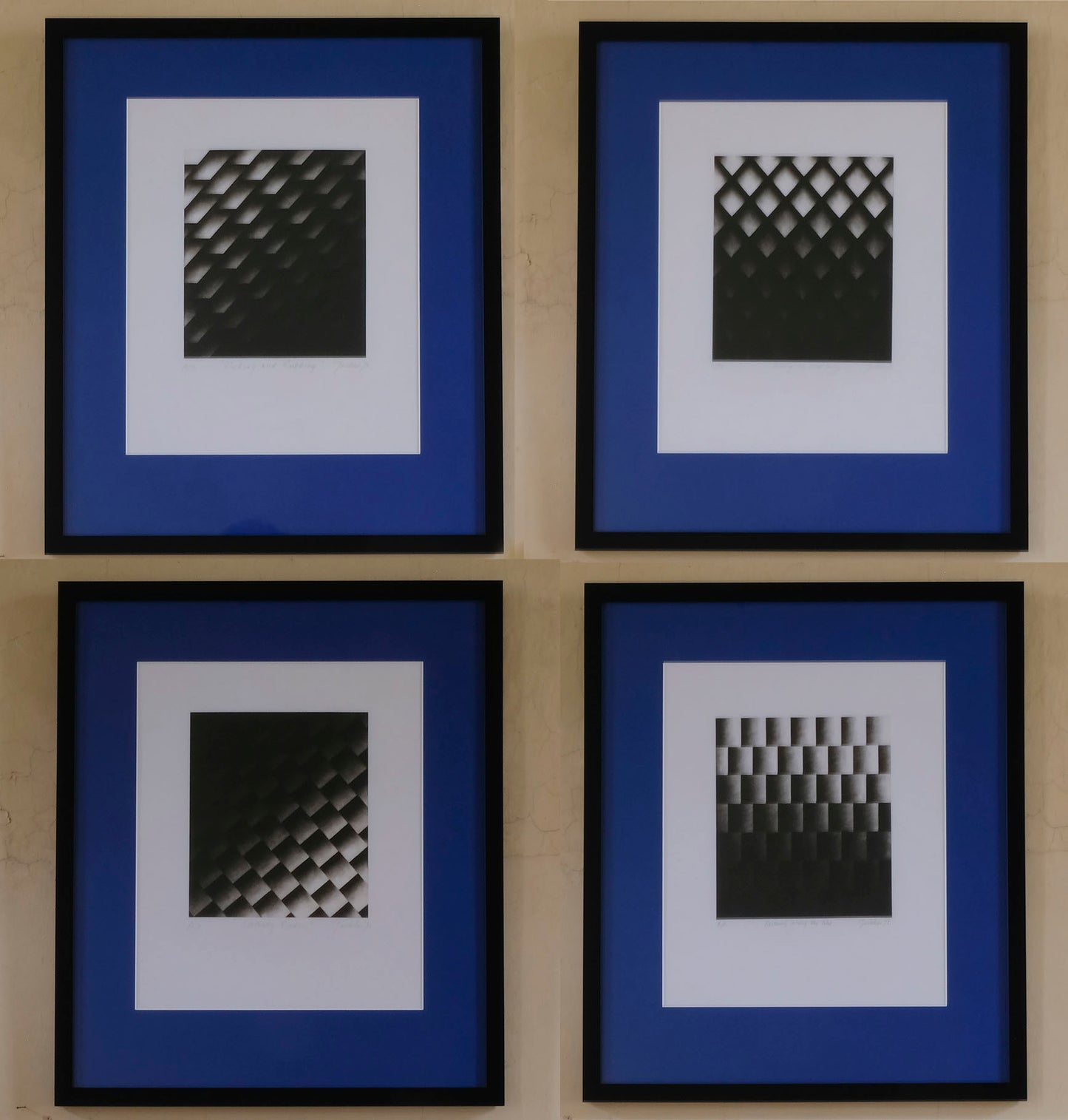 BILL JACKLIN Vintage Prints - FOUR MEZZOTINTS FROM THE ROCKER SUITE - Each Signed - Summerfield & Scott