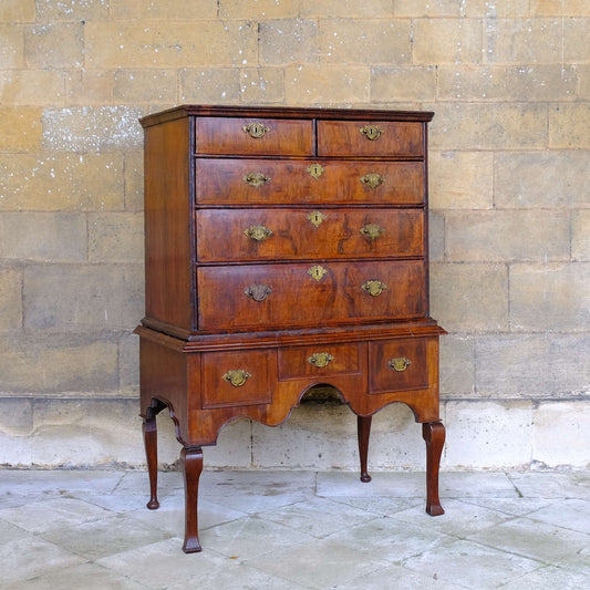 Vintage 17th Century Chest of Drawers on Stand - Summerfield & Scott