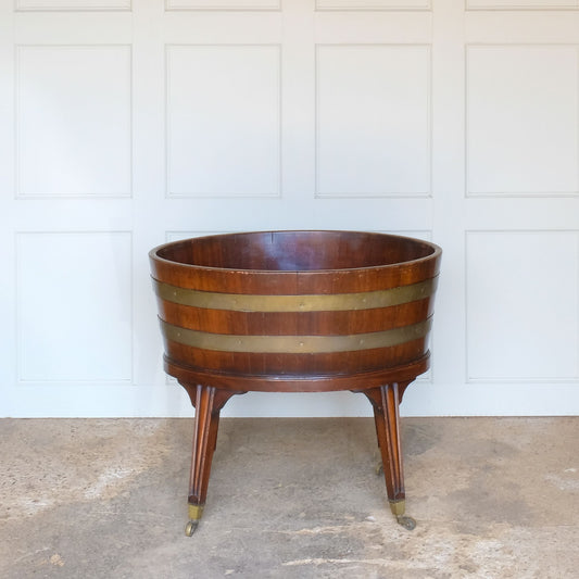 Vintage Victorian Mahogany Wine Cooler by Summerfield & Scott