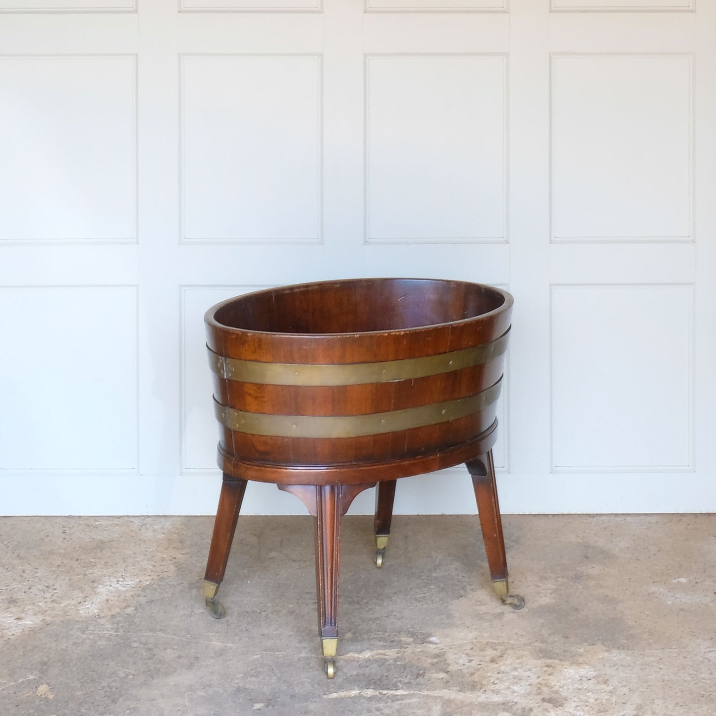 Vintage Victorian Mahogany Wine Cooler by Summerfield & Scott