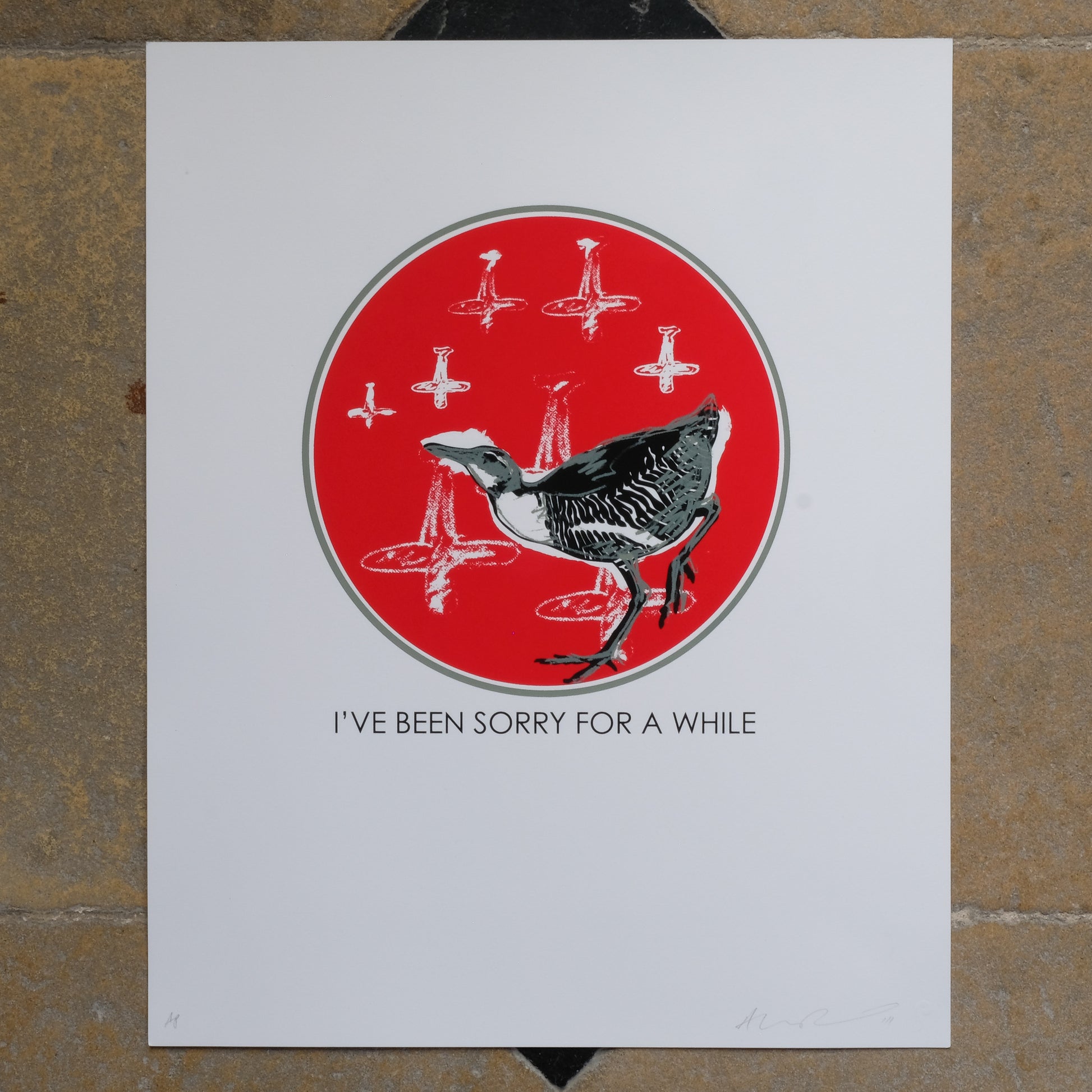Adam Bridgland Vintage Print - I've Been Sorry For A While -Signed & Dated. By Summerfield & Scott 