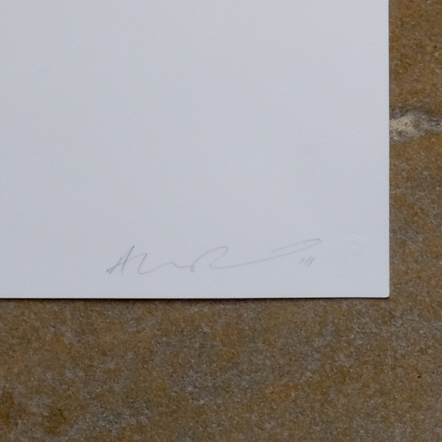 Signature on Adam Bridgland Vintage Print - I've Been Sorry For A While. By Summerfield & Scott 