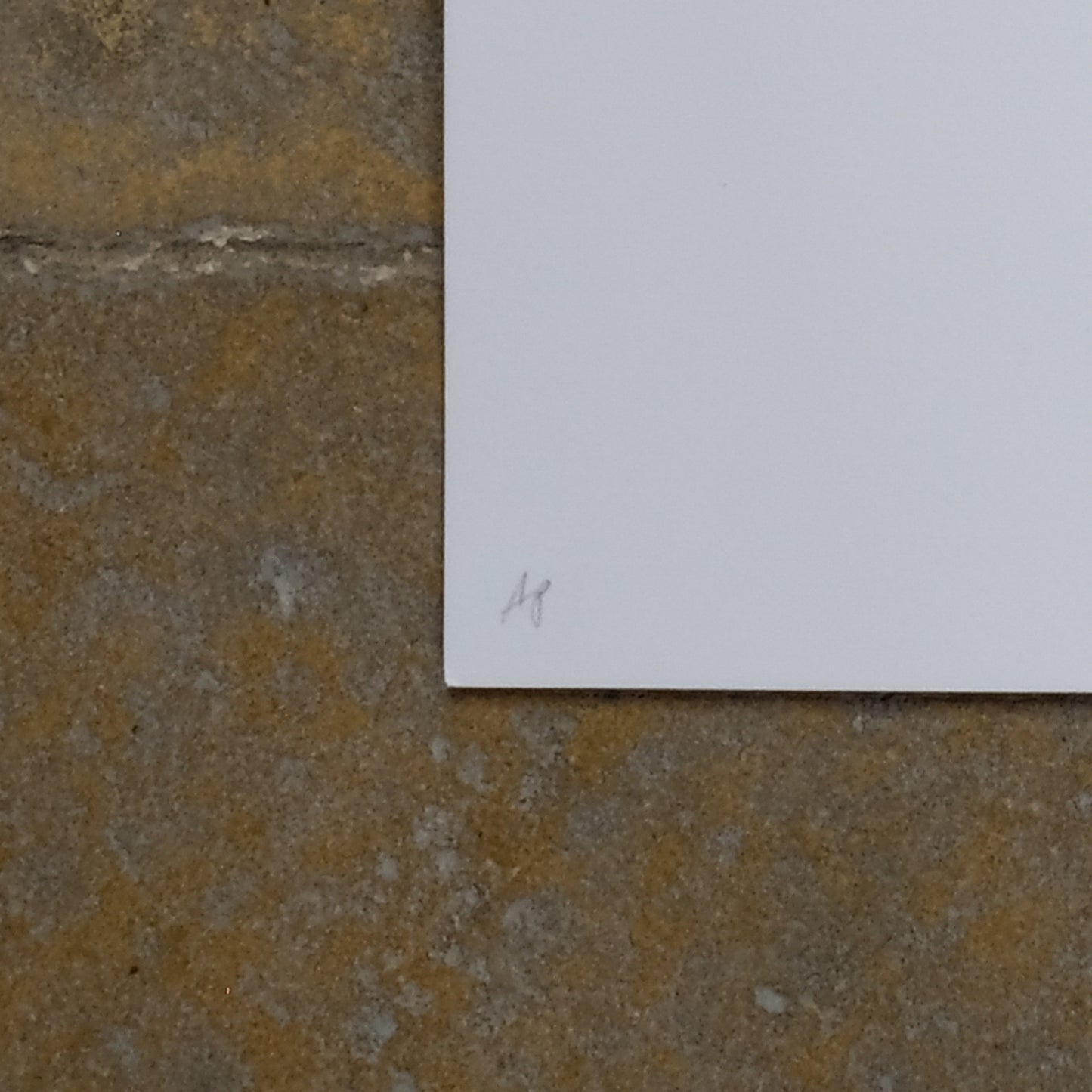 Initials on Adam Bridgland Vintage Print - I've Been Sorry For A While -Signed & Dated. By Summerfield & Scott 