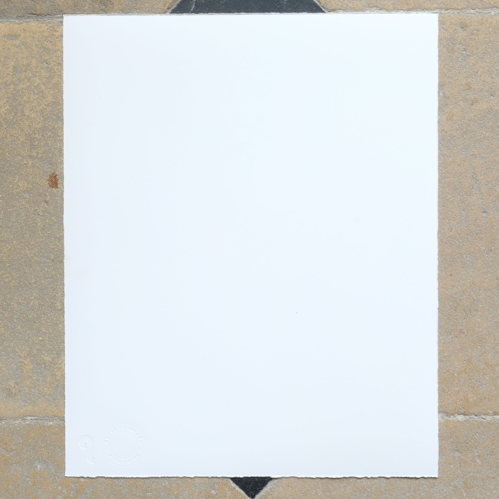 Back of Charming Baker Vintage Giclee Print - ONE DAY OUR PAST WILL BE ALL THERE IS TO LOOK FORWARD TO - Signed in Pencil. Summerfield & Scott